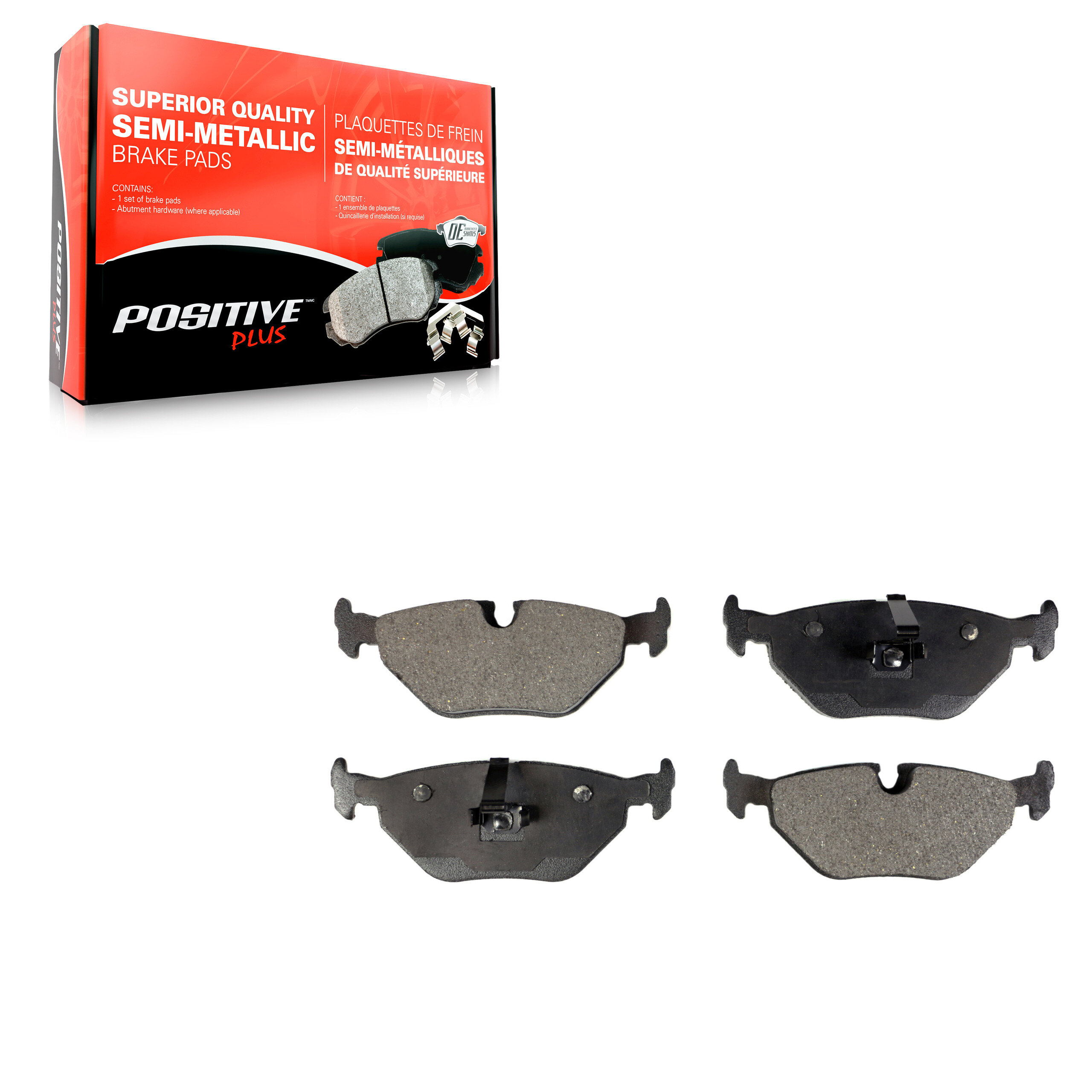 Positive Plus - PPF-D763 - Rear Disc Brake Pad