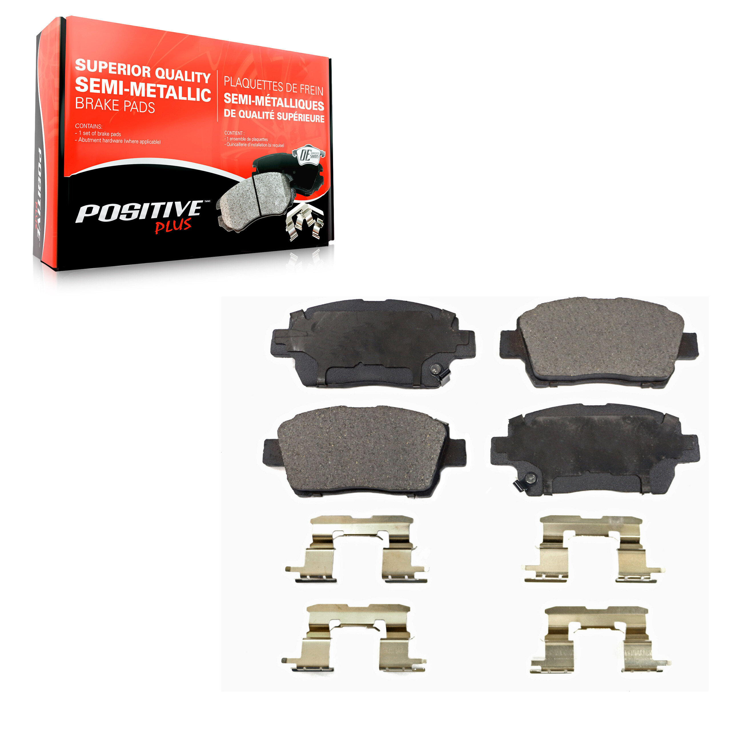 Positive Plus - PPF-D822 - Front Disc Brake Pad