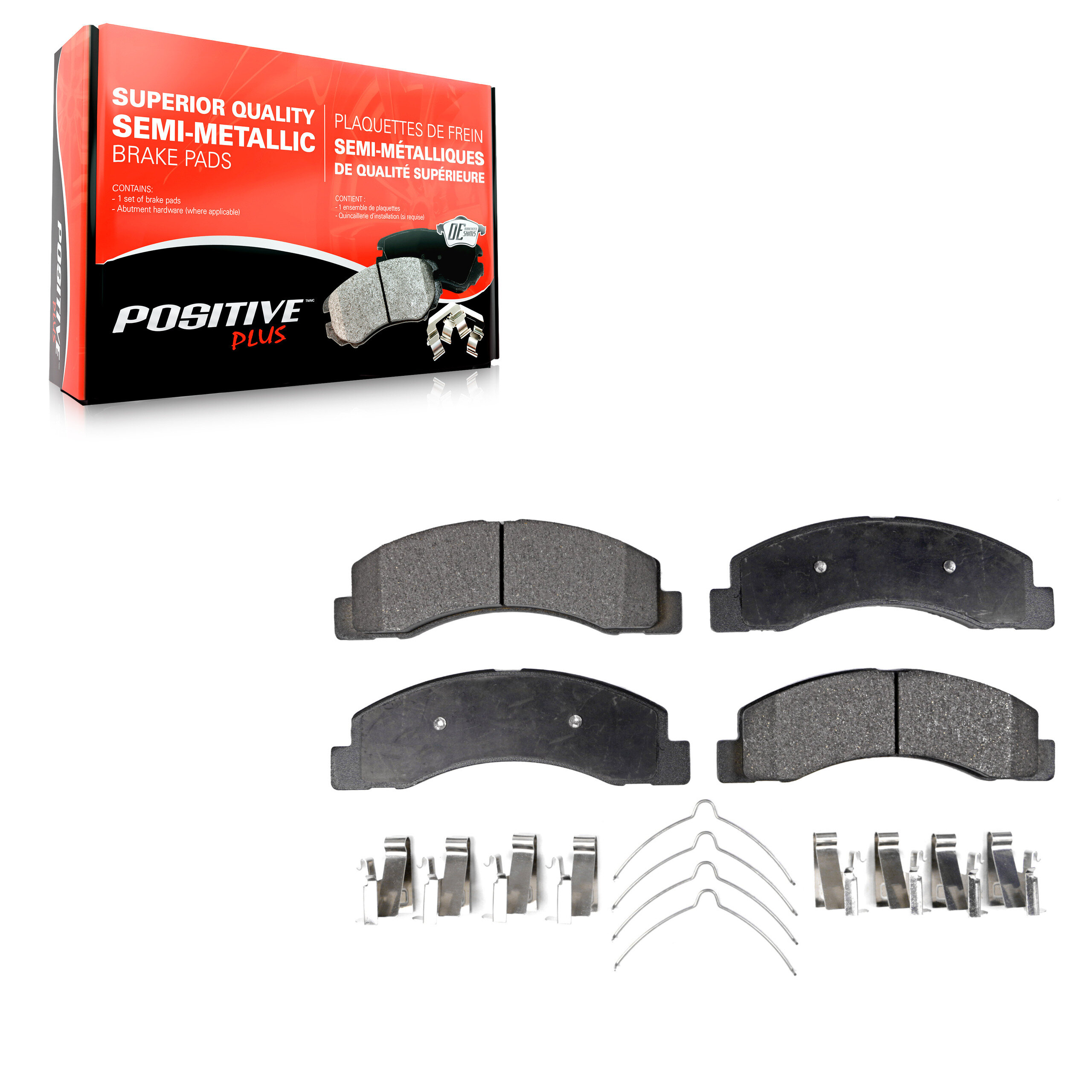 Positive Plus - PPF-D824 - Front Disc Brake Pad