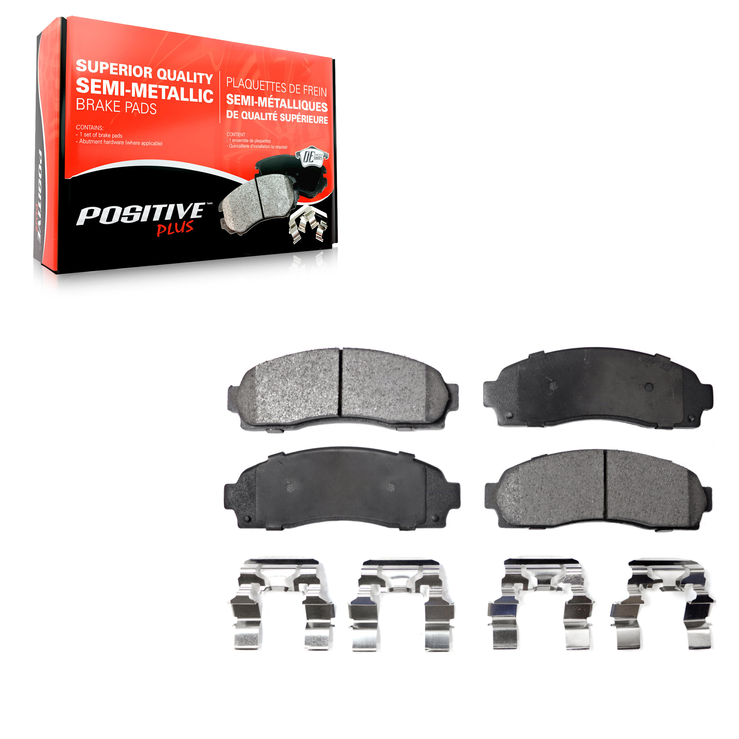 Positive Plus - PPF-D833 - Front Disc Brake Pad