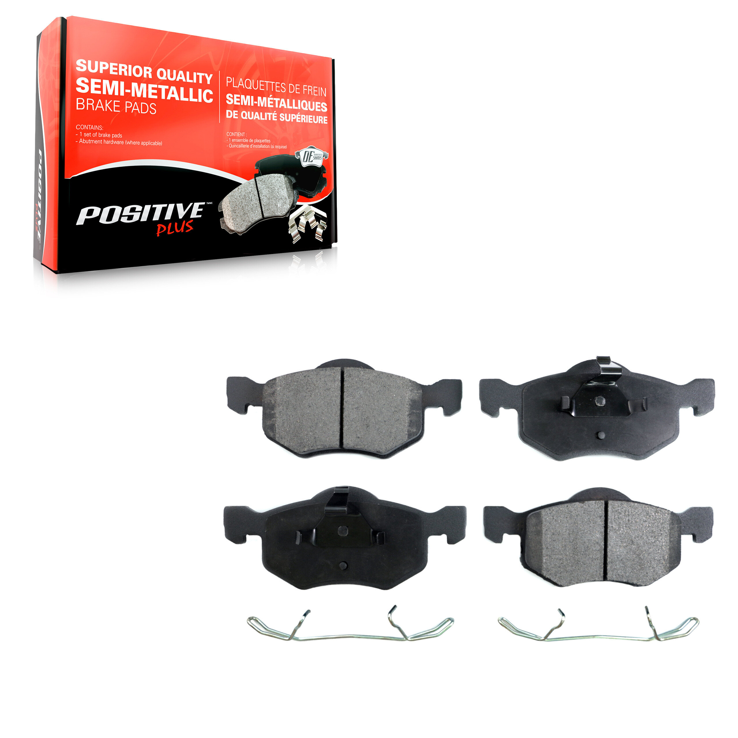 Positive Plus - PPF-D843 - Front Disc Brake Pad