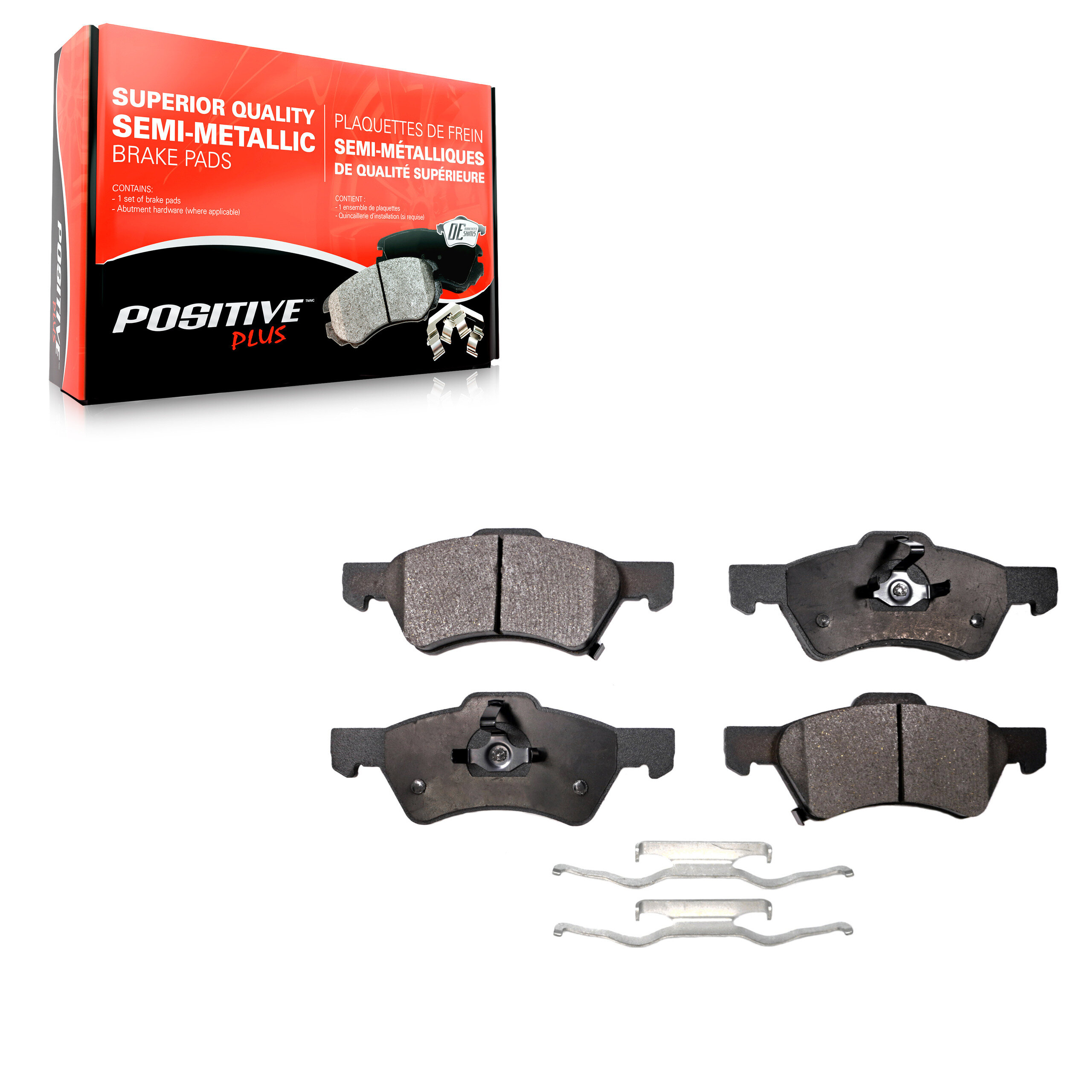 Positive Plus - PPF-D857 - Front Disc Brake Pad