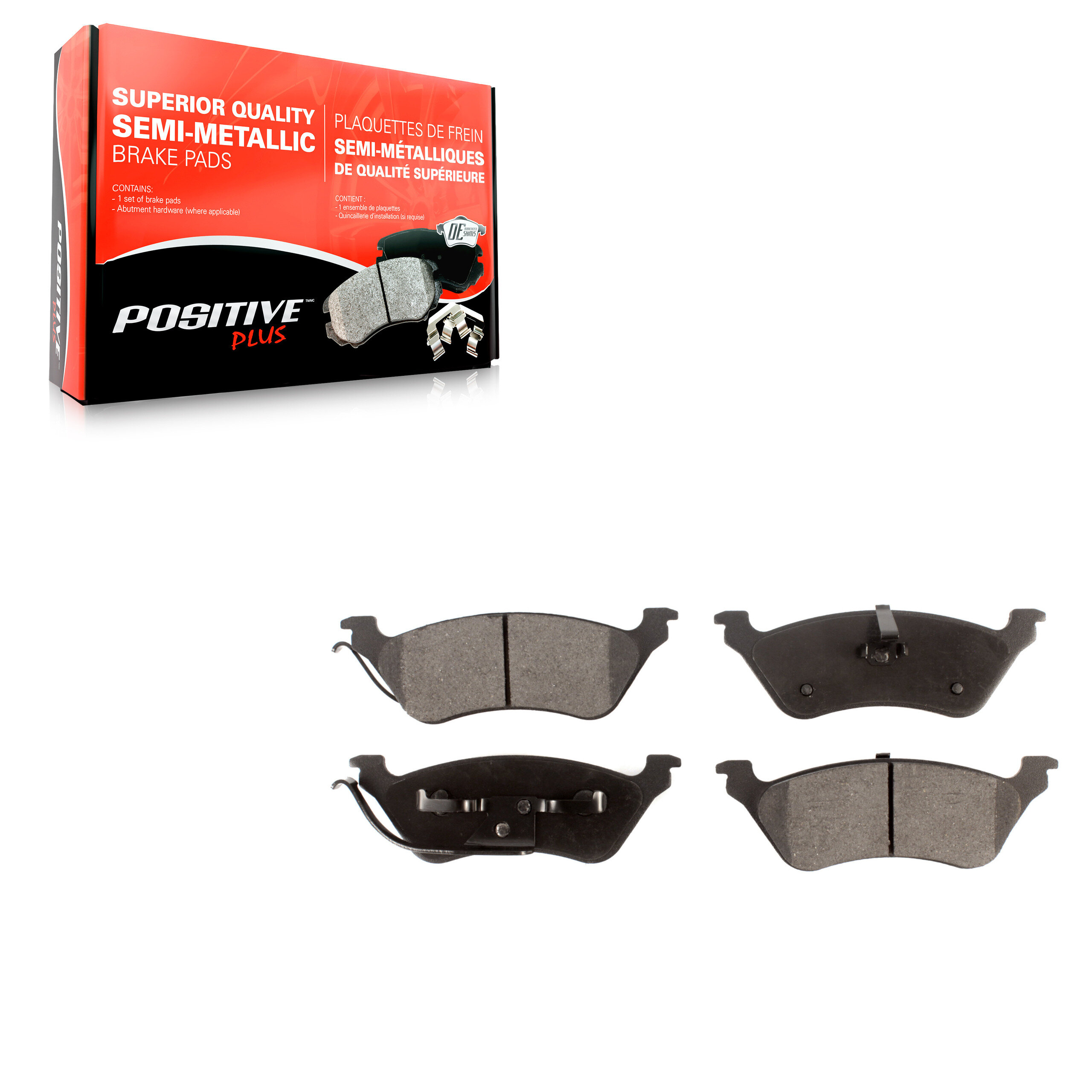 Positive Plus - PPF-D858 - Rear Disc Brake Pad