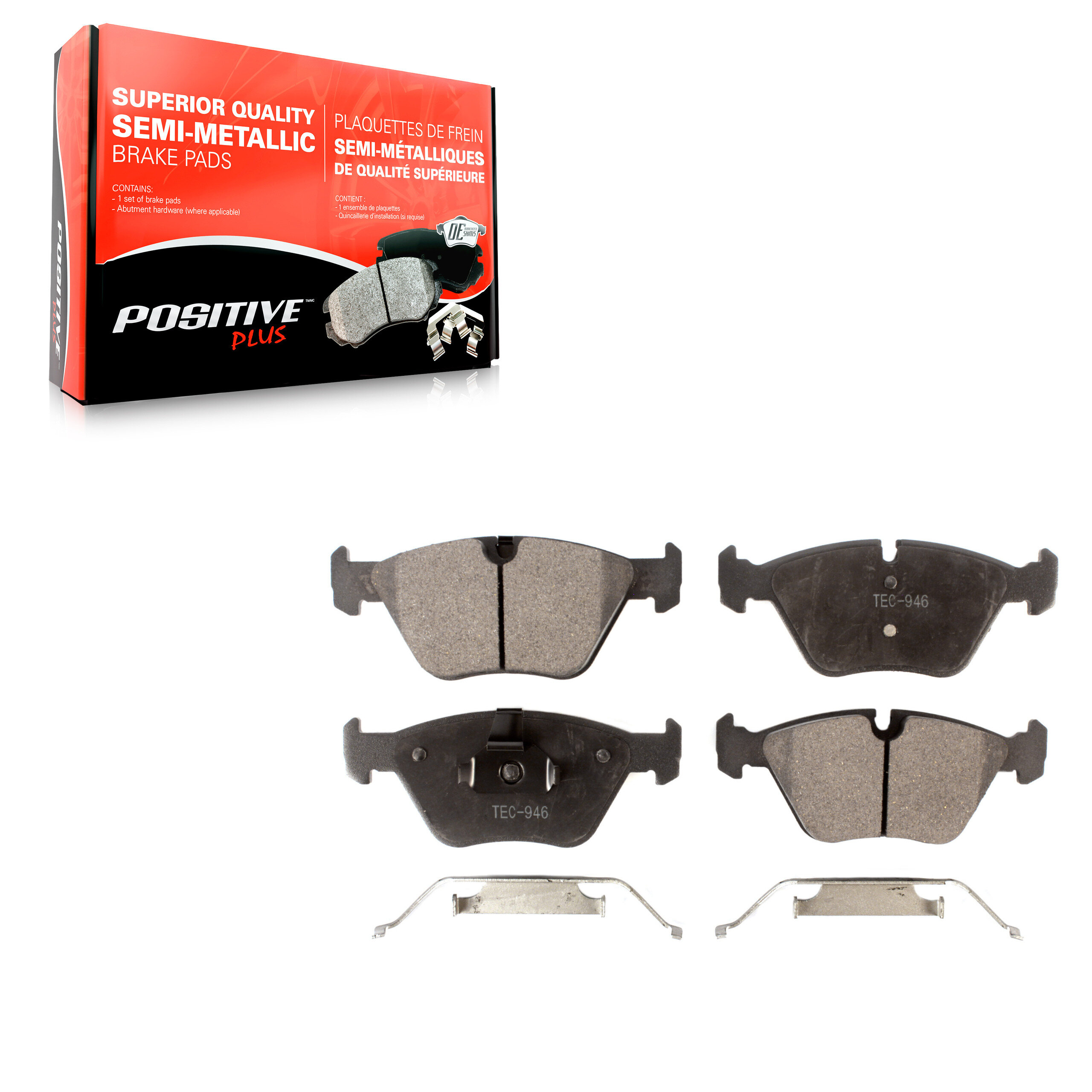 Positive Plus - PPF-D946 - Front Disc Brake Pad