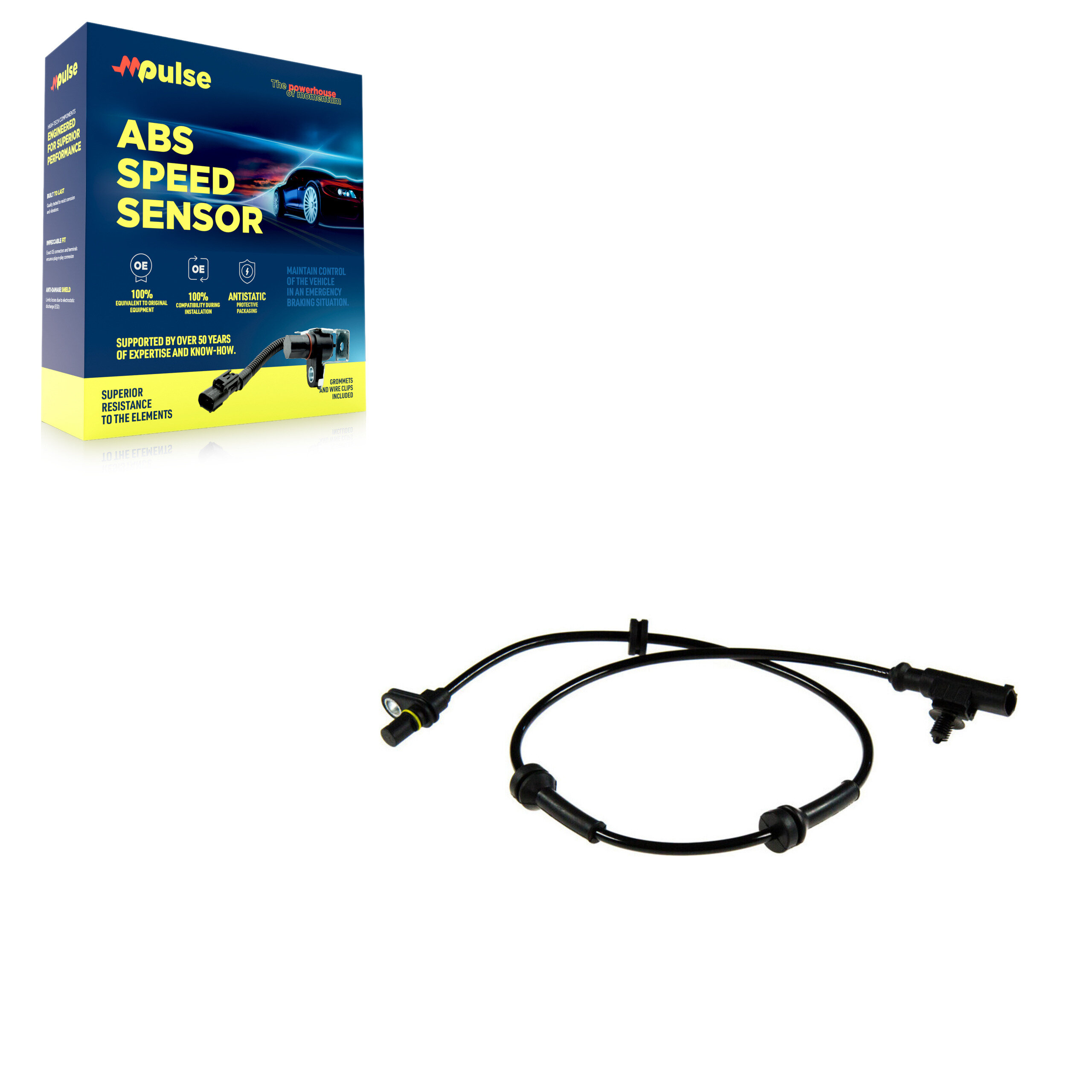 Mpulse - SEN-2ABS0728 - Rear Left ABS Wheel Speed Sensor