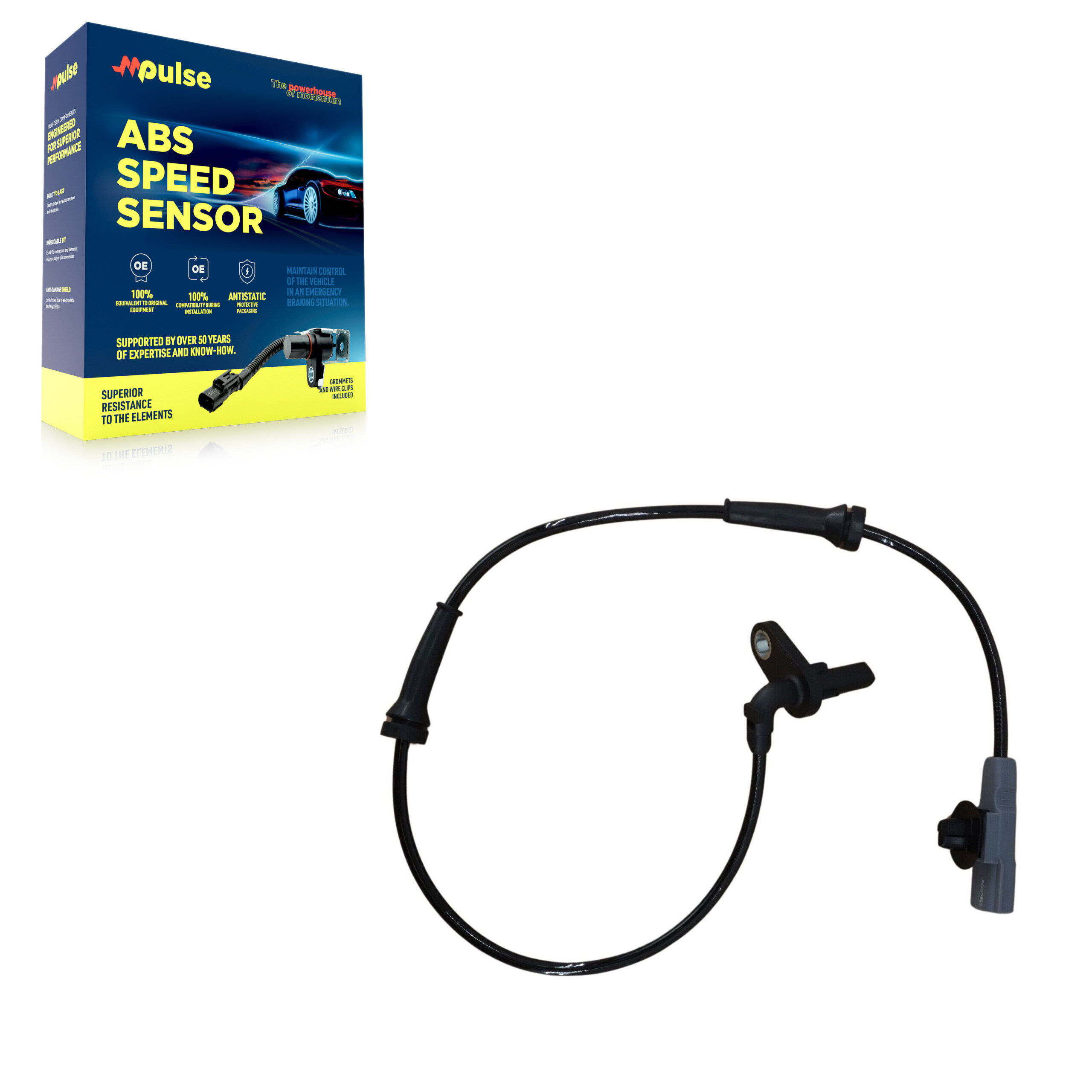 Mpulse - SEN-2ABS0858 - Rear Left ABS Wheel Speed Sensor