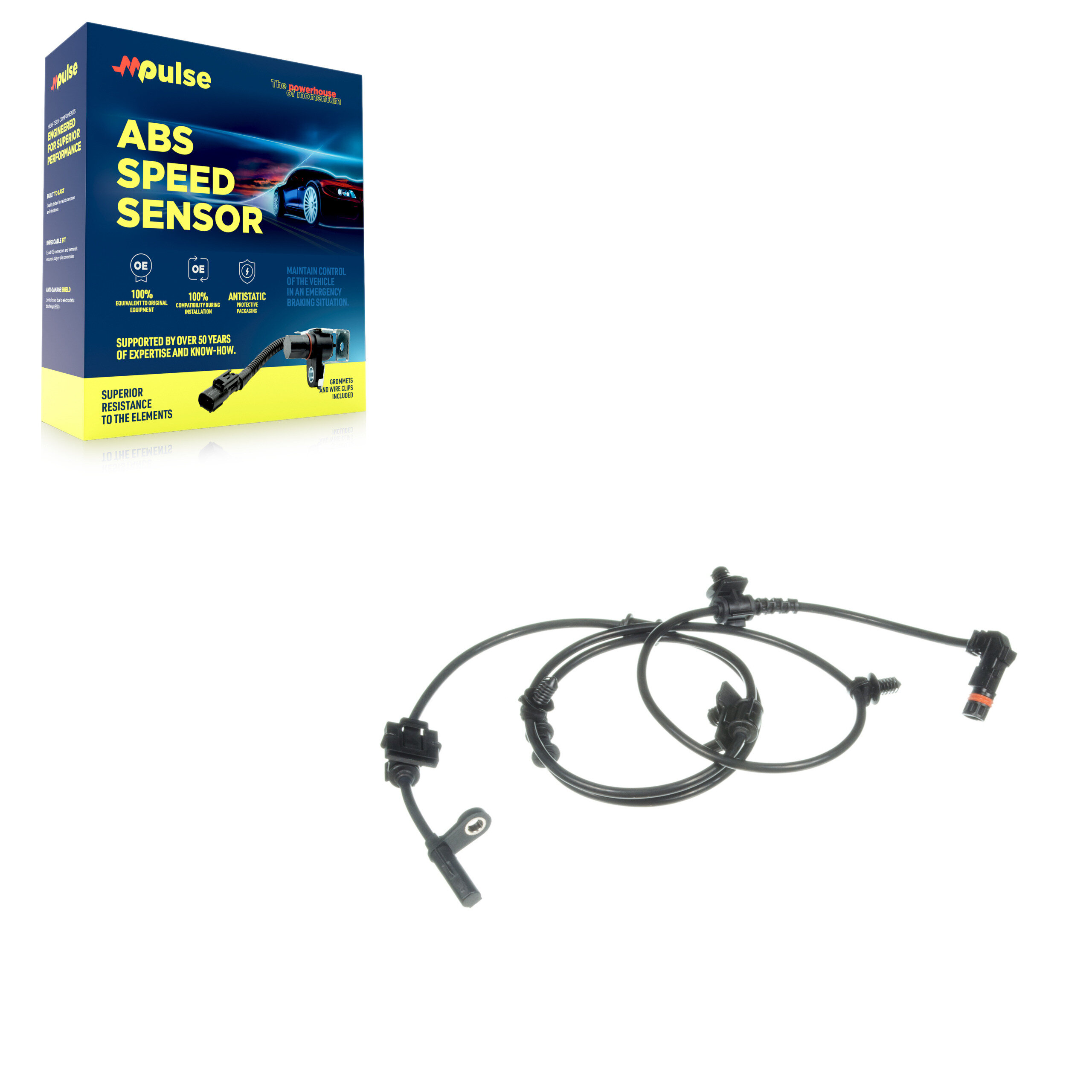 Mpulse - SEN-2ABS1247 - Rear Left ABS Wheel Speed Sensor