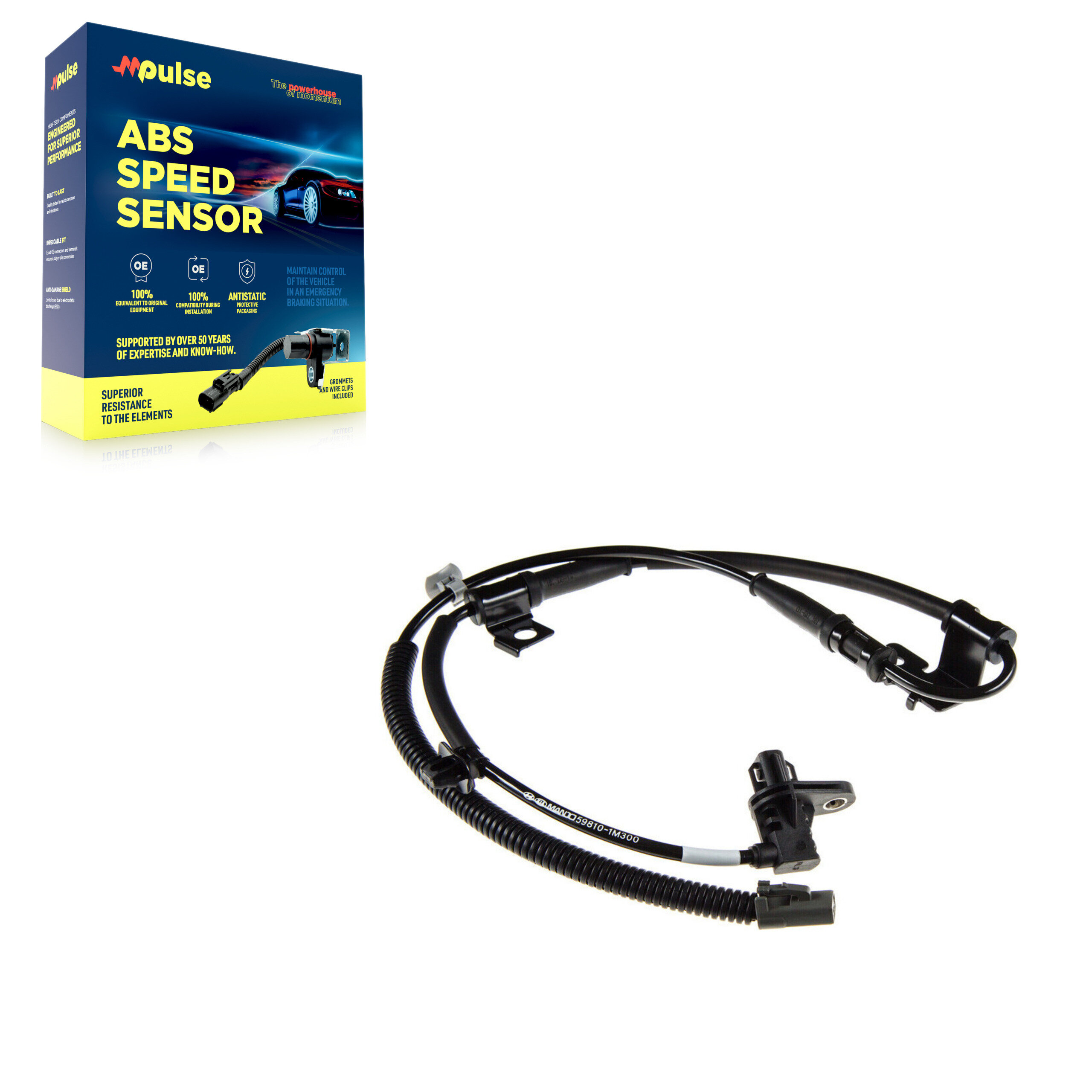 Mpulse - SEN-2ABS1286 - Front Left ABS Wheel Speed Sensor