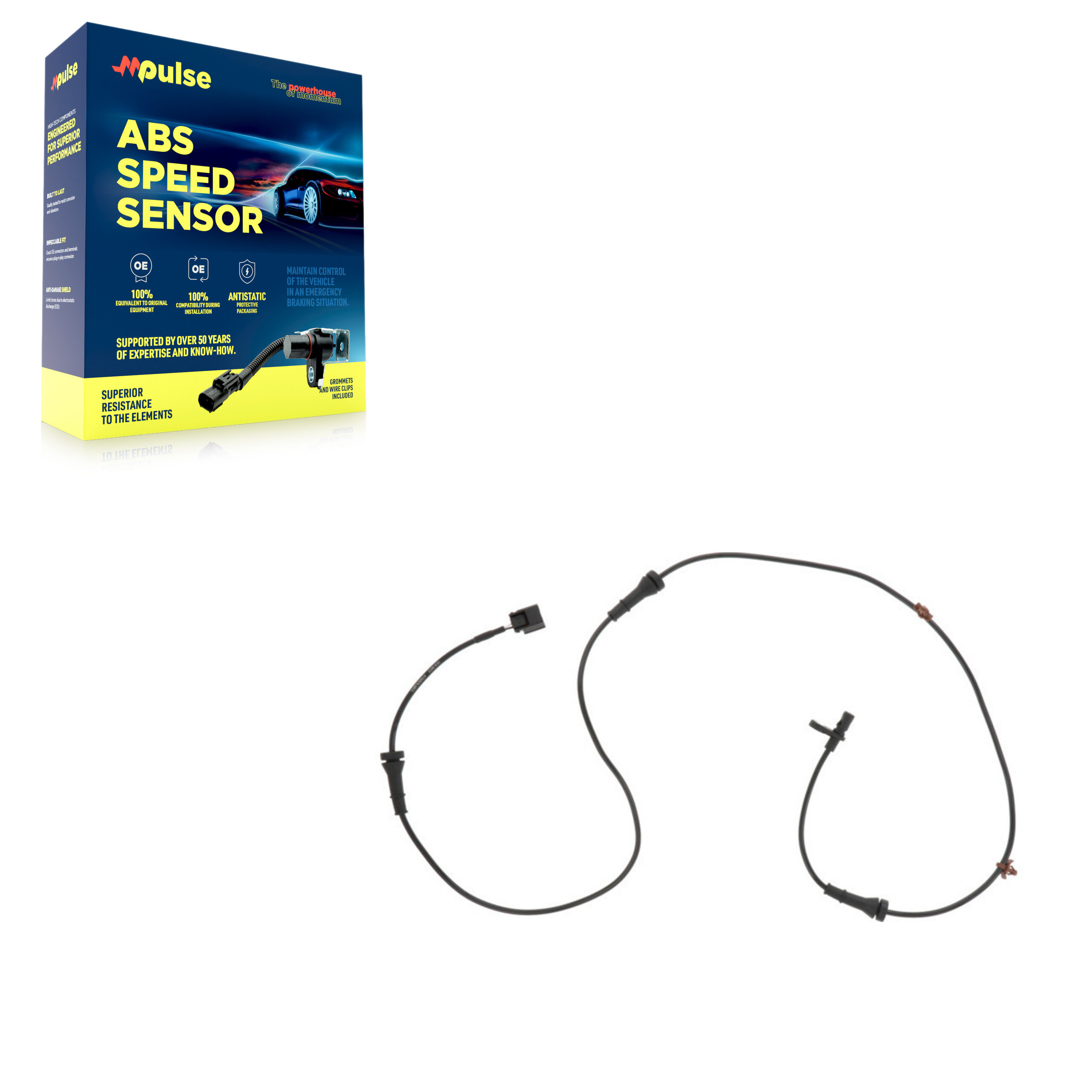 Mpulse - SEN-2ABS2858 - Rear Right ABS Wheel Speed Sensor