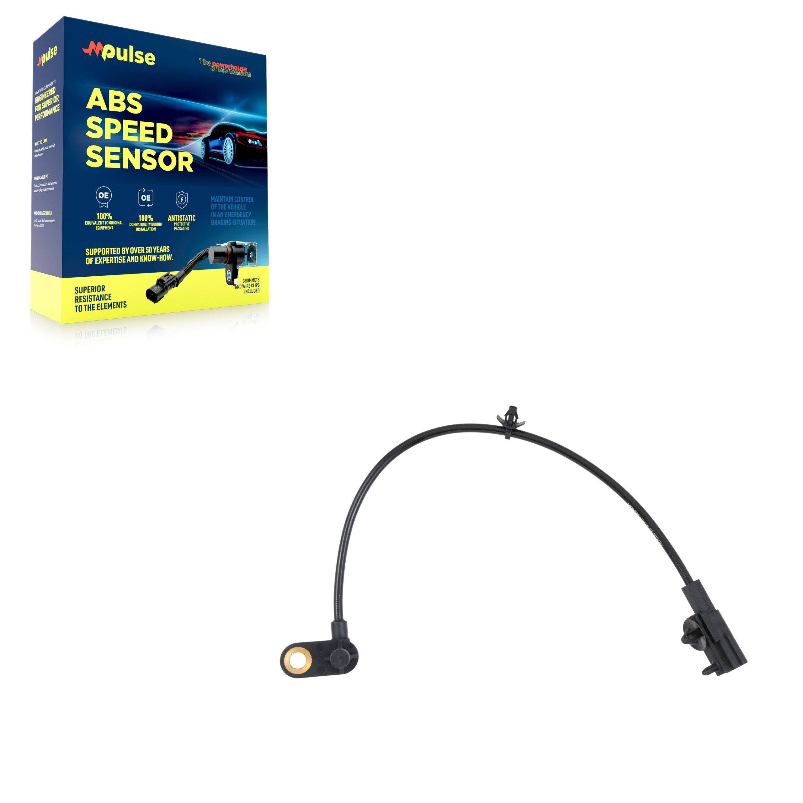 Mpulse - SEN-2ABS3037 - Rear Left ABS Wheel Speed Sensor