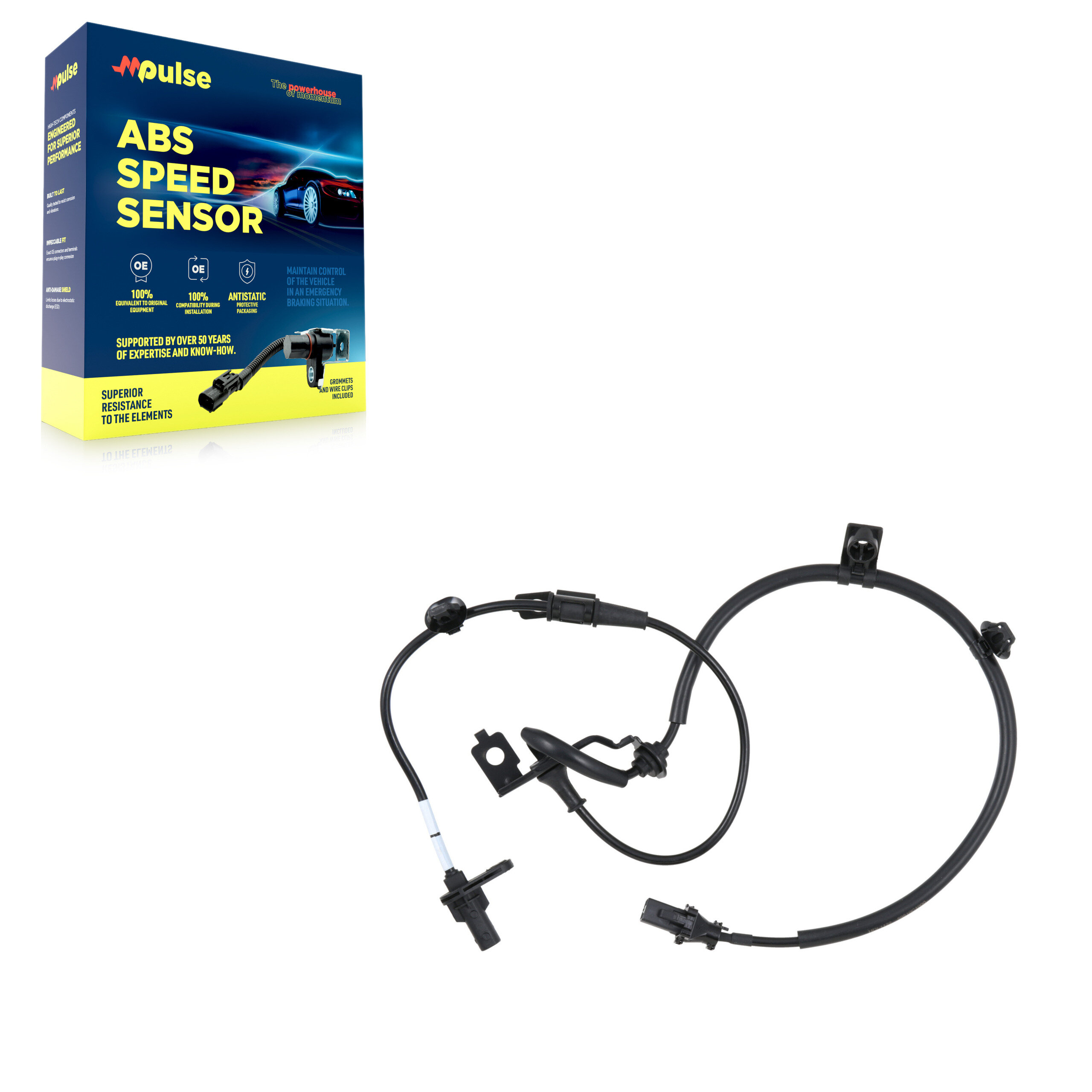 Mpulse - SEN-2ABS3155 - Front Left ABS Wheel Speed Sensor
