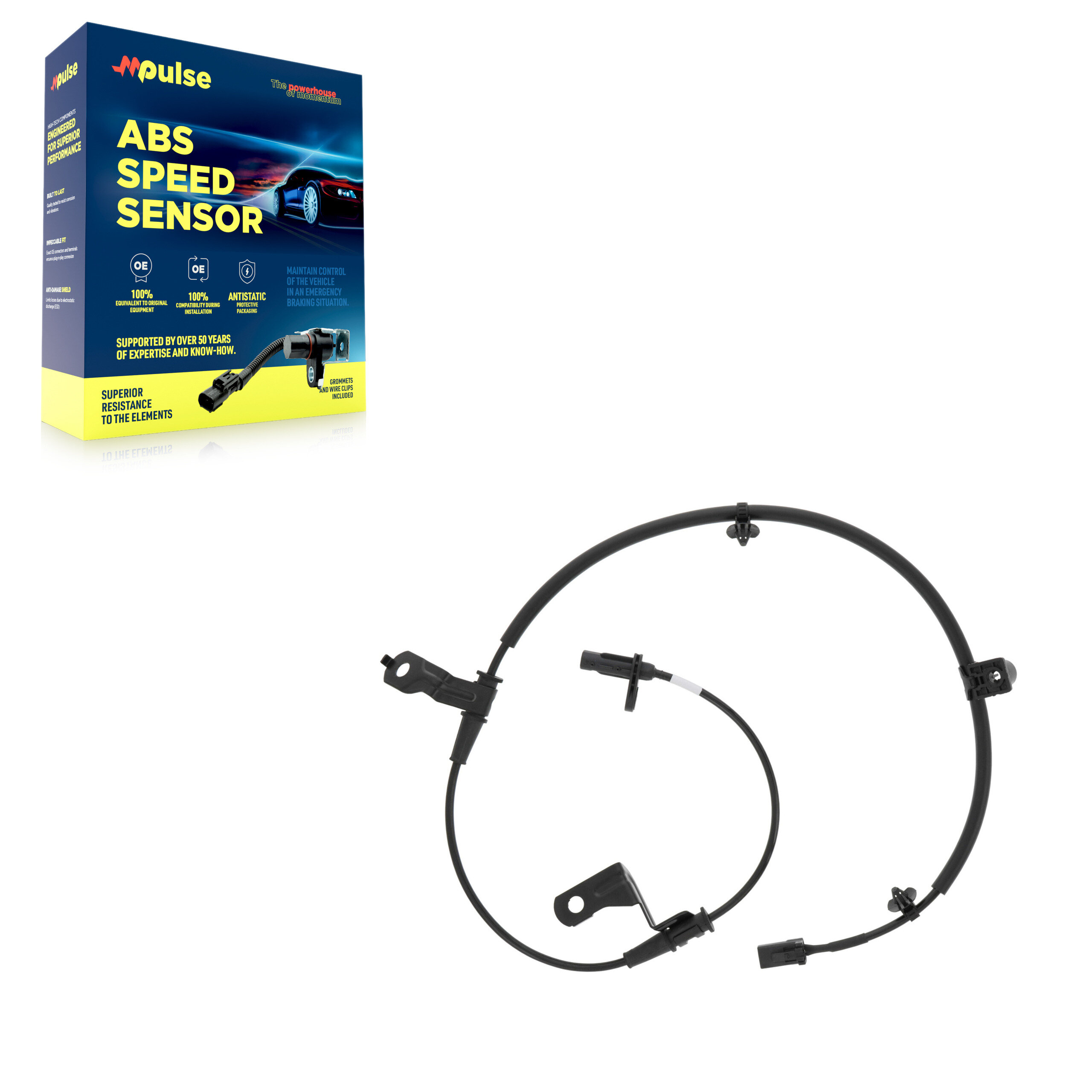 Mpulse - SEN-2ABS3650 - Front Left ABS Wheel Speed Sensor