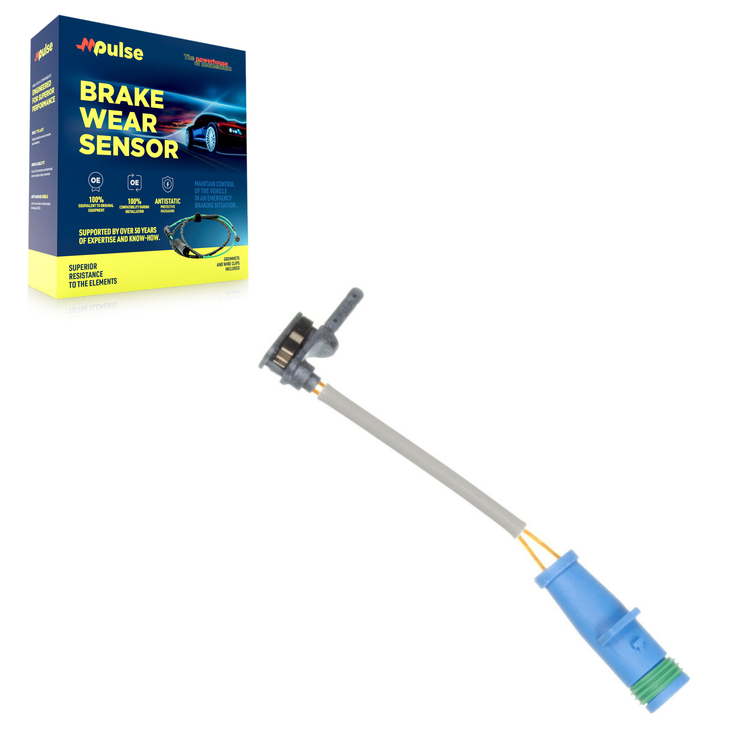 Mpulse - SEN-2BWS0008 - Front Disc Brake Pad Wear Sensor
