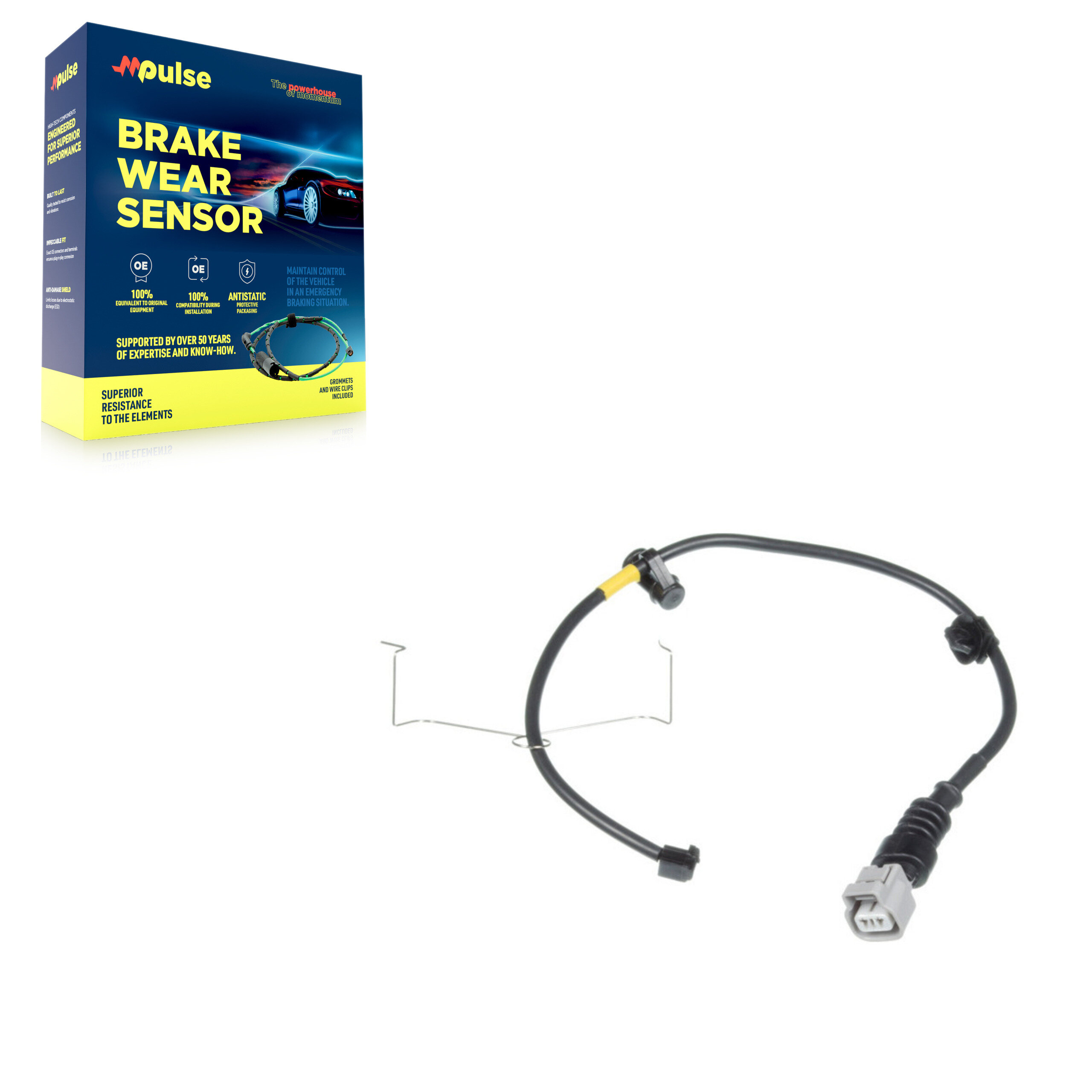 Mpulse - SEN-2BWS0051 - Front Left Disc Brake Pad Wear Sensor