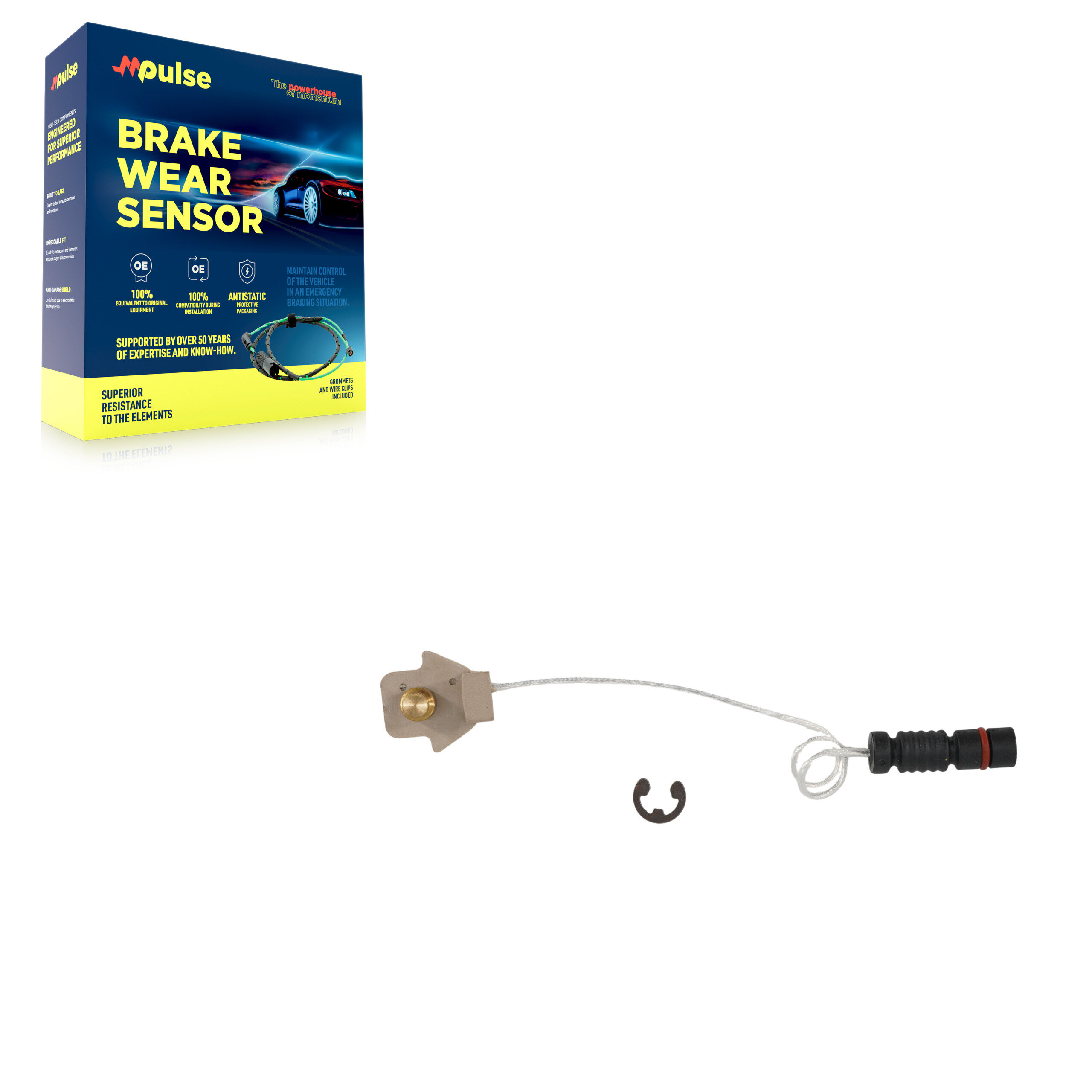 Mpulse - SEN-2BWS0106 - Front Disc Brake Pad Wear Sensor