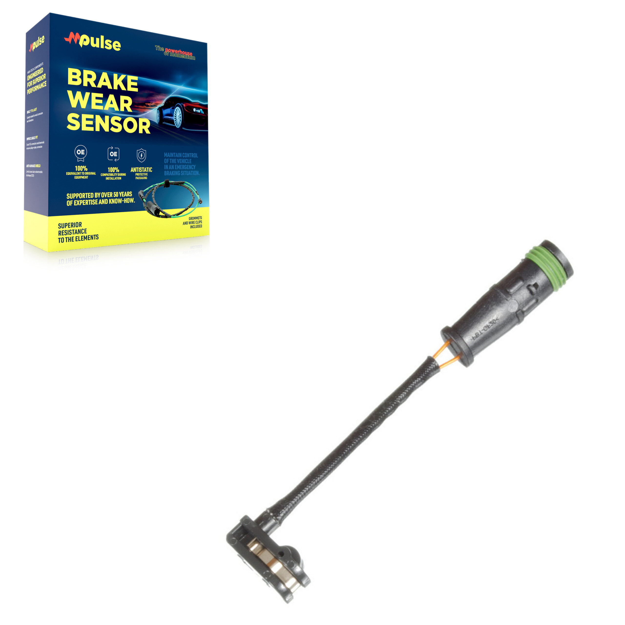 Mpulse - SEN-2BWS0173 - Front Disc Brake Pad Wear Sensor