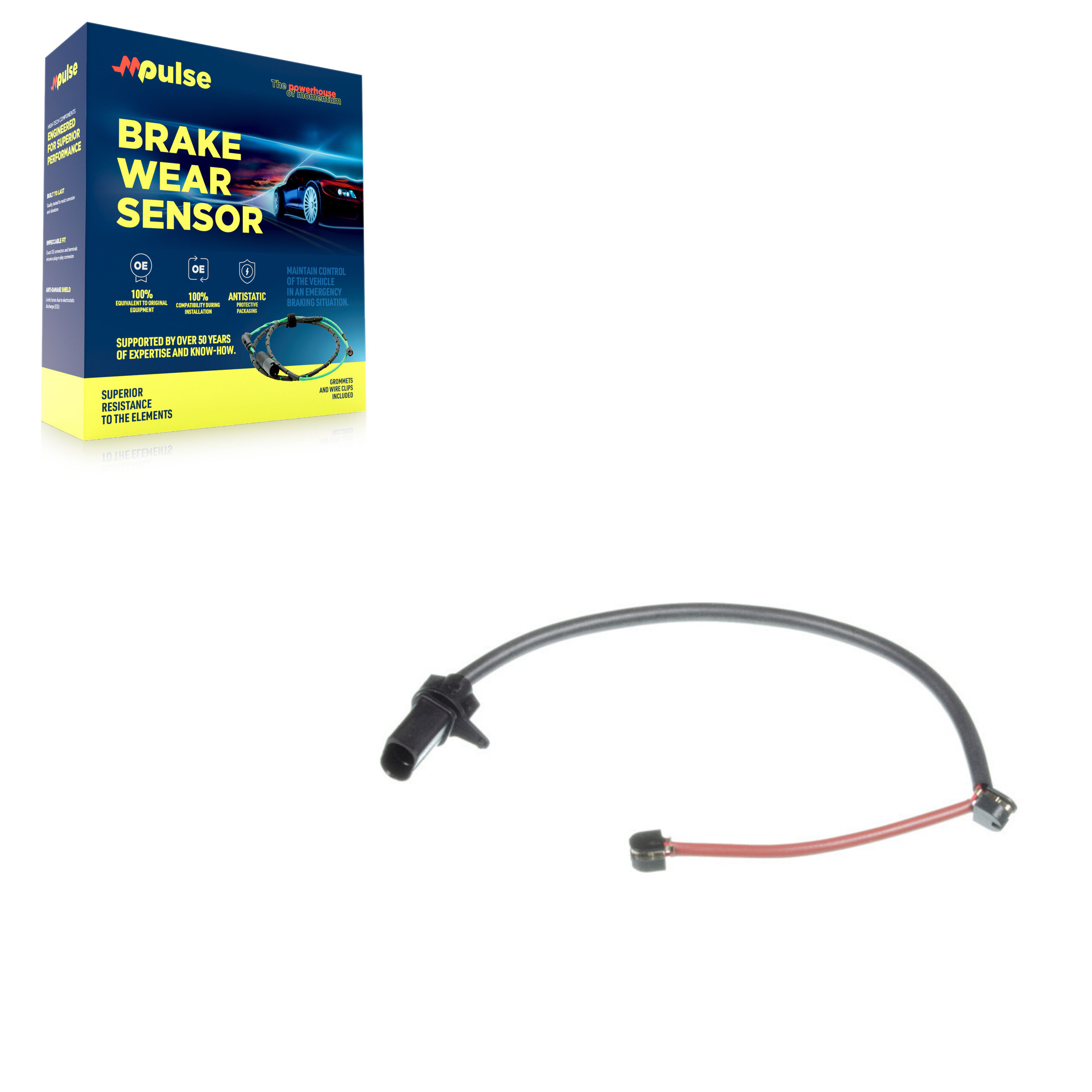Mpulse - SEN-2BWS0183 - Front Disc Brake Pad Wear Sensor