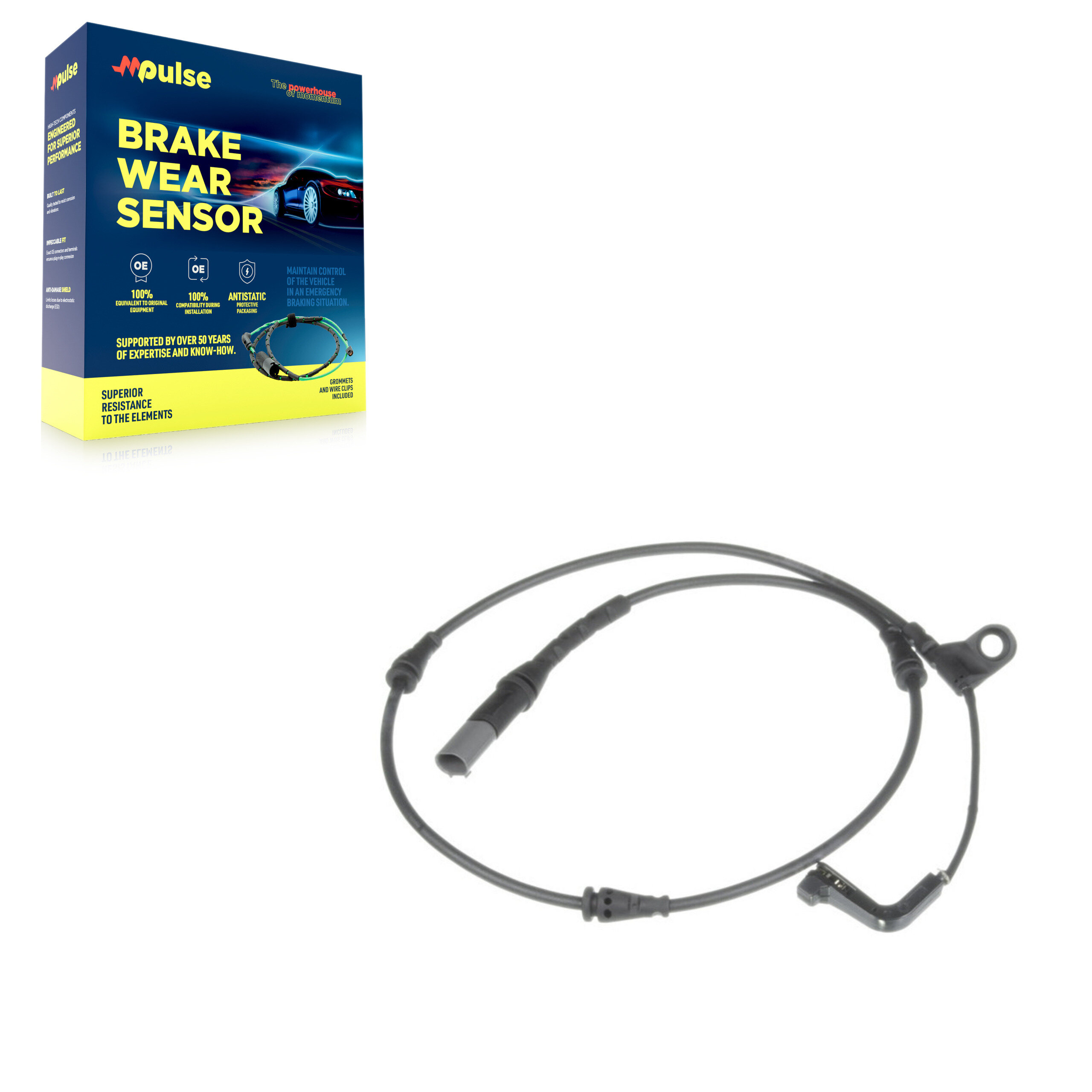Mpulse - SEN-2BWS0201 - Front Disc Brake Pad Wear Sensor