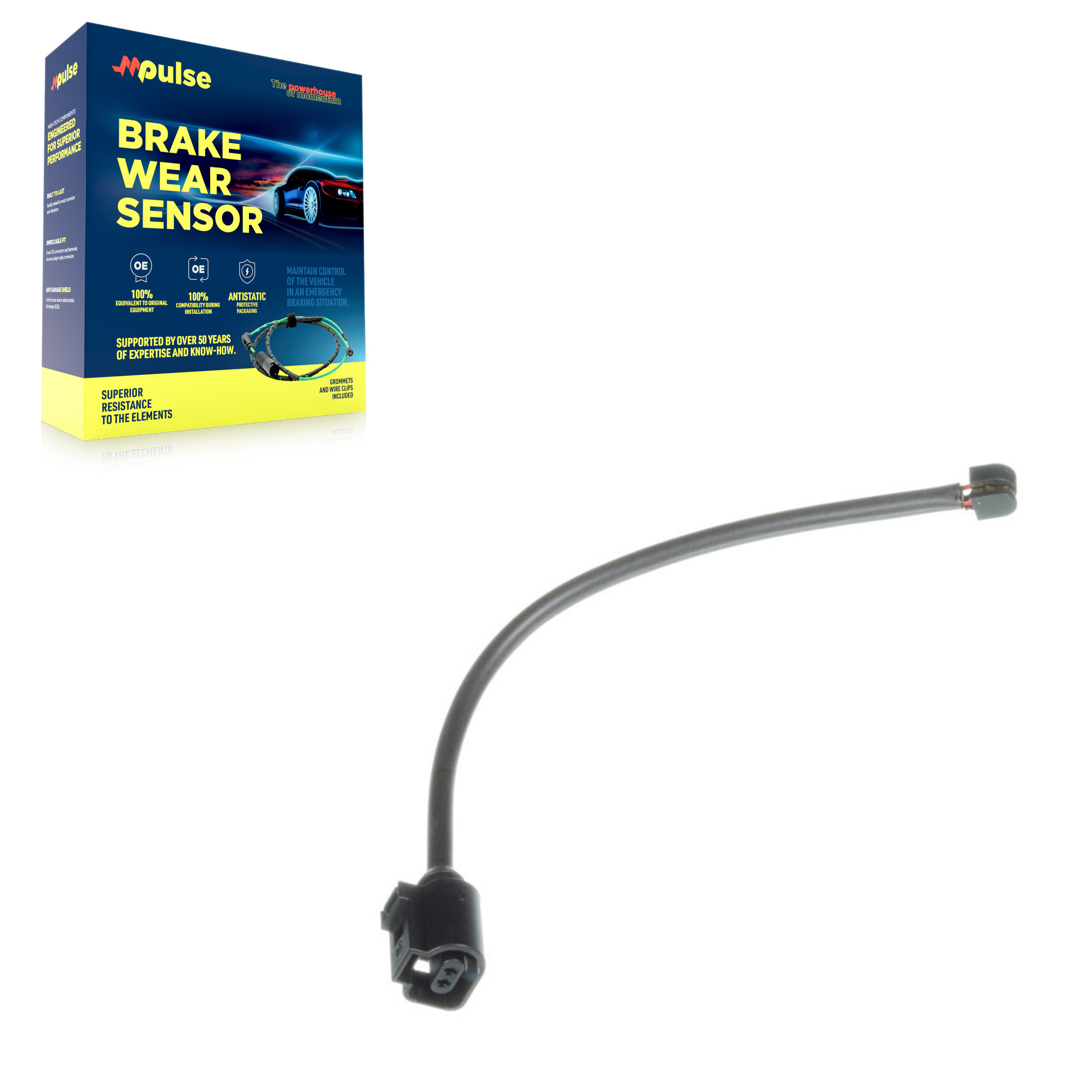 Mpulse - SEN-2BWS0233 - Front Disc Brake Pad Wear Sensor