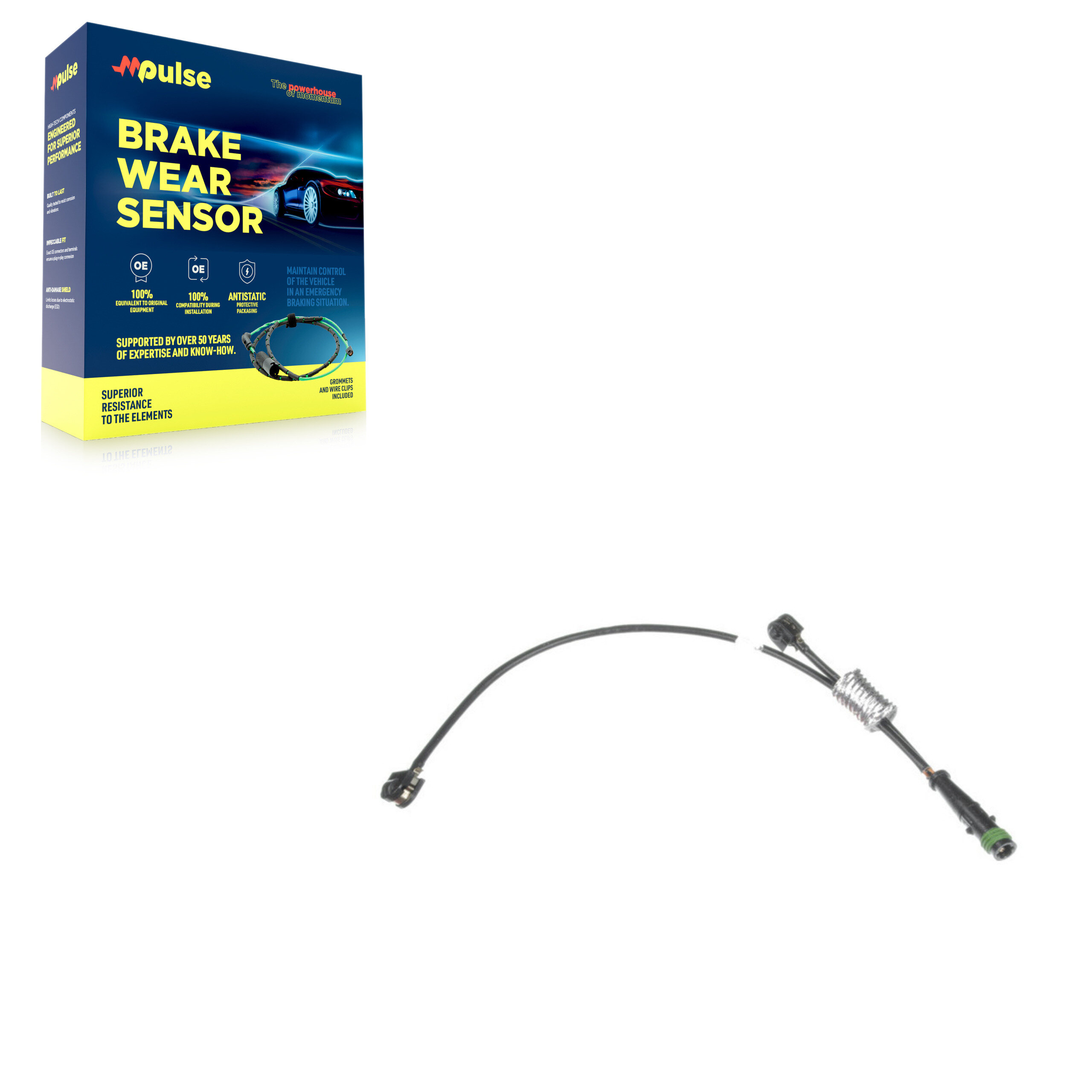 Mpulse - SEN-2BWS0235 - Front Disc Brake Pad Wear Sensor