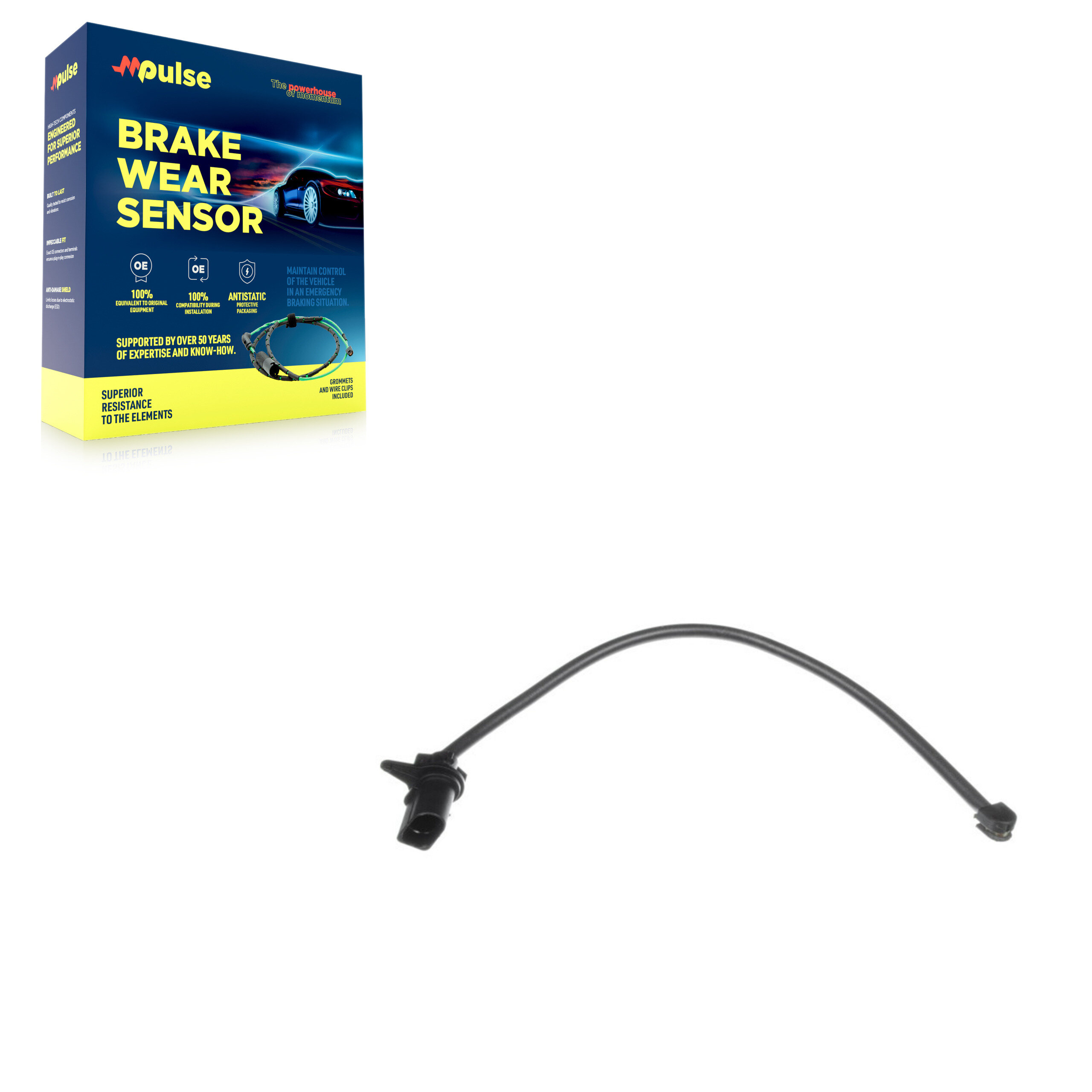 Mpulse - SEN-2BWS0242 - Front Disc Brake Pad Wear Sensor