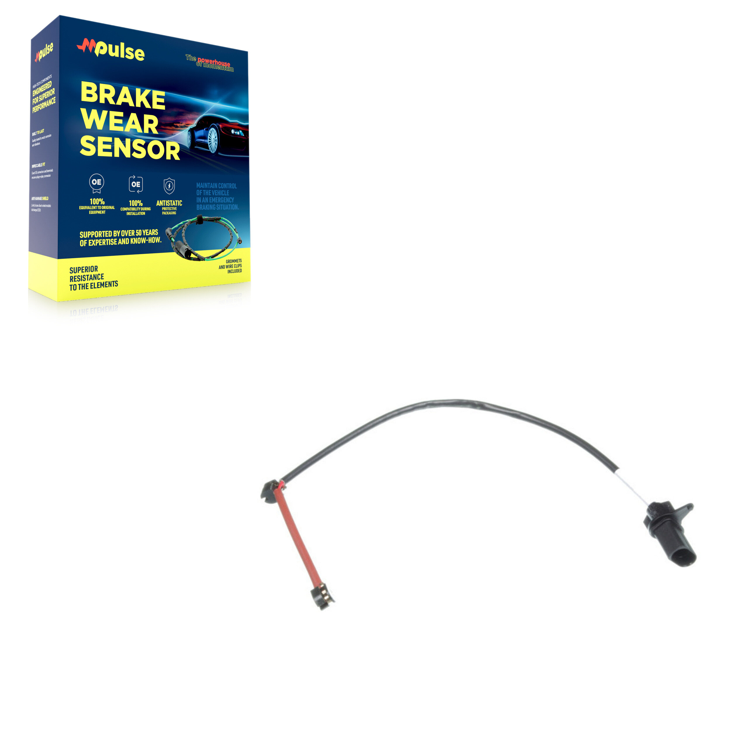Mpulse - SEN-2BWS0243 - Front Disc Brake Pad Wear Sensor