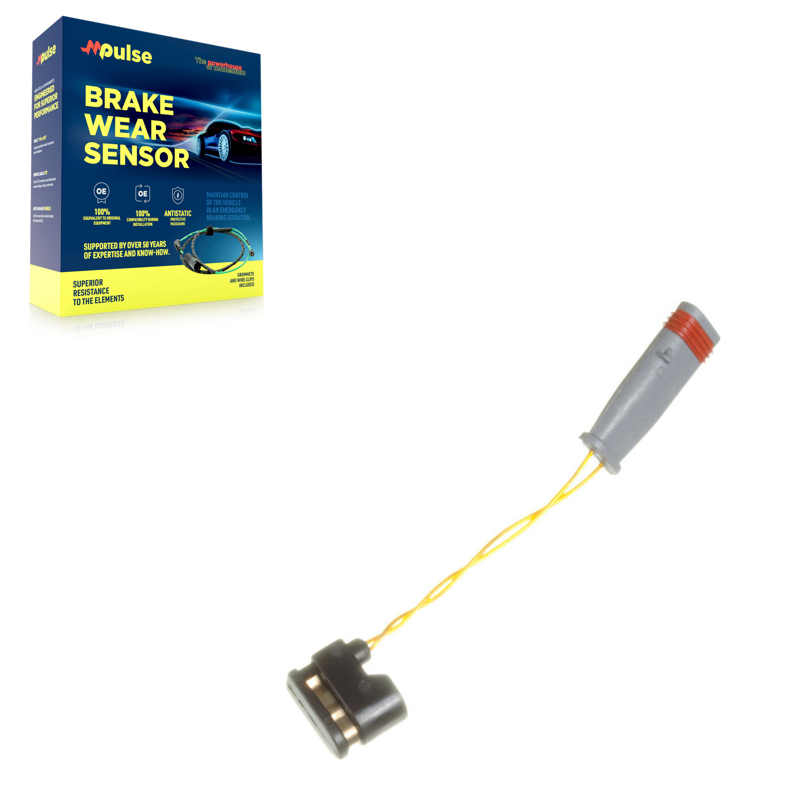 Mpulse - SEN-2BWS0299 - Front Left Disc Brake Pad Wear Sensor