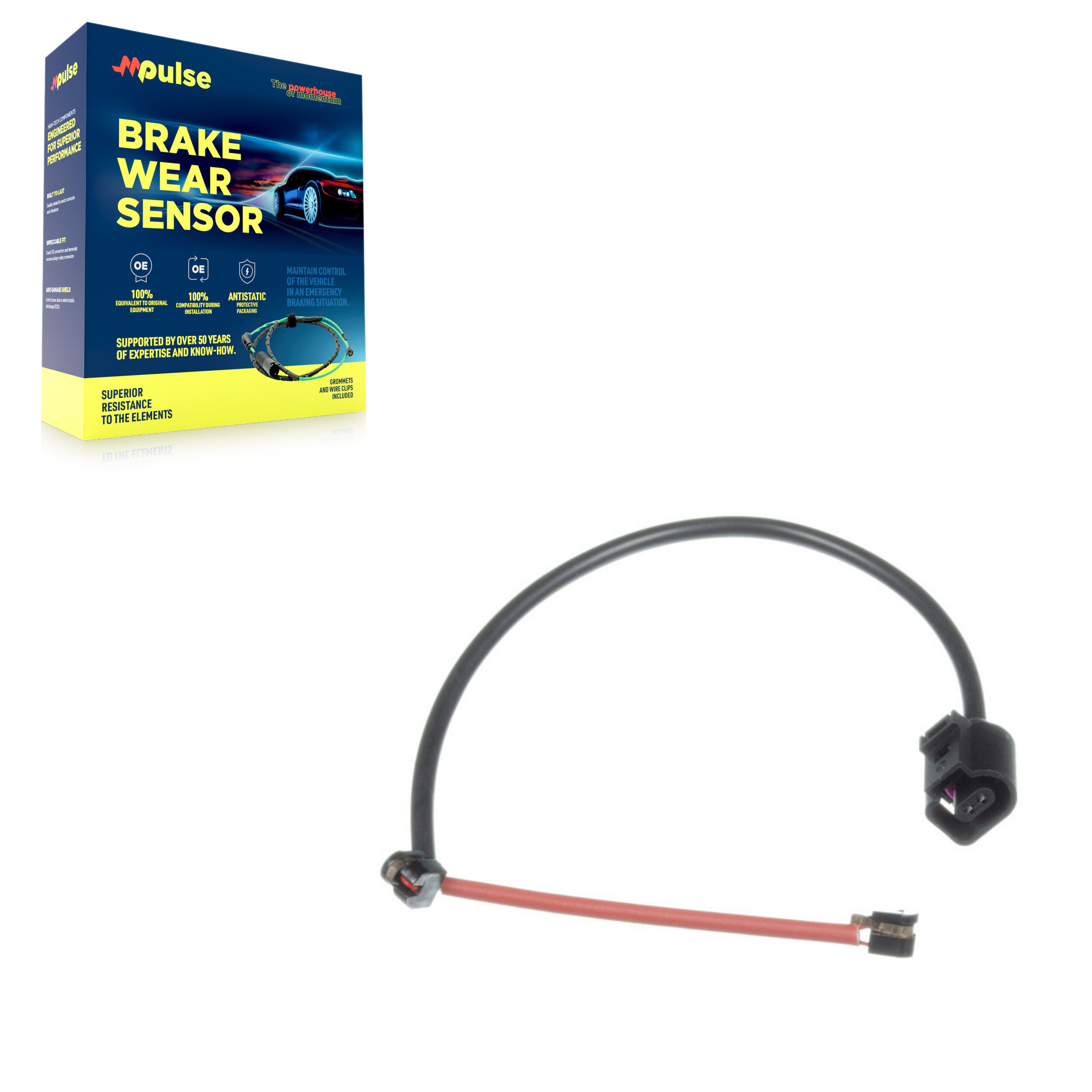 Mpulse - SEN-2BWS0303 - Front Disc Brake Pad Wear Sensor