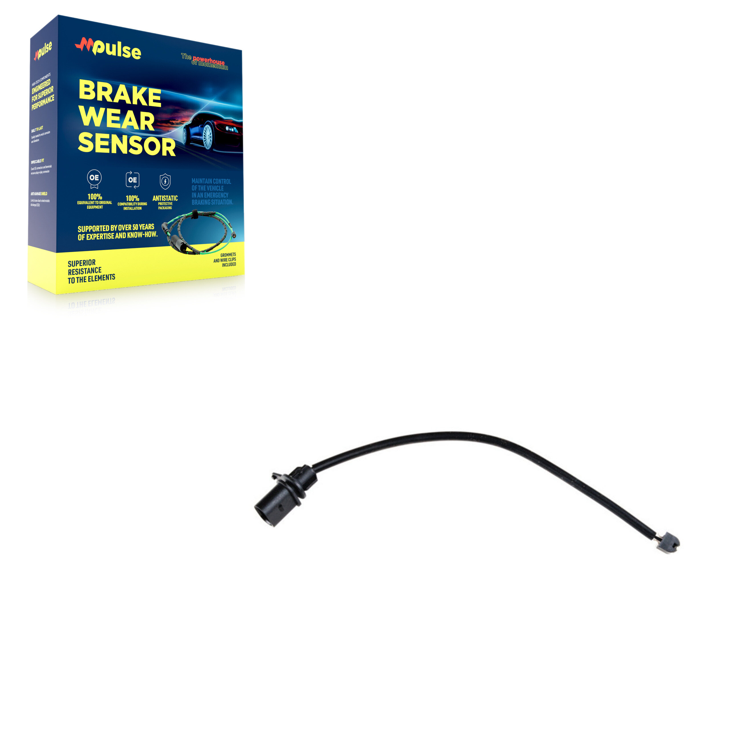 Mpulse - SEN-2BWS0353 - Front Disc Brake Pad Wear Sensor