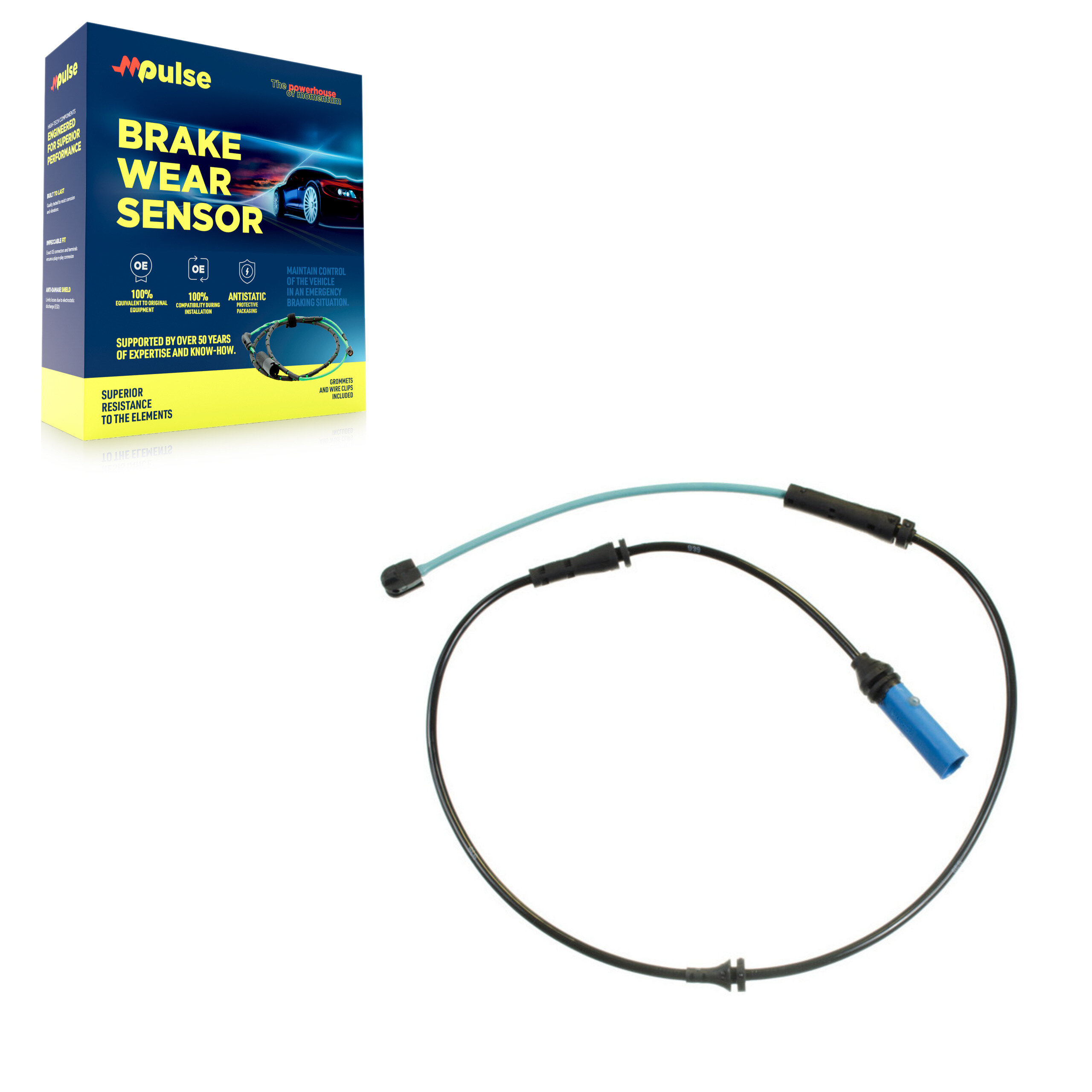 Mpulse - SEN-2BWS0414 - Front Disc Brake Pad Wear Sensor
