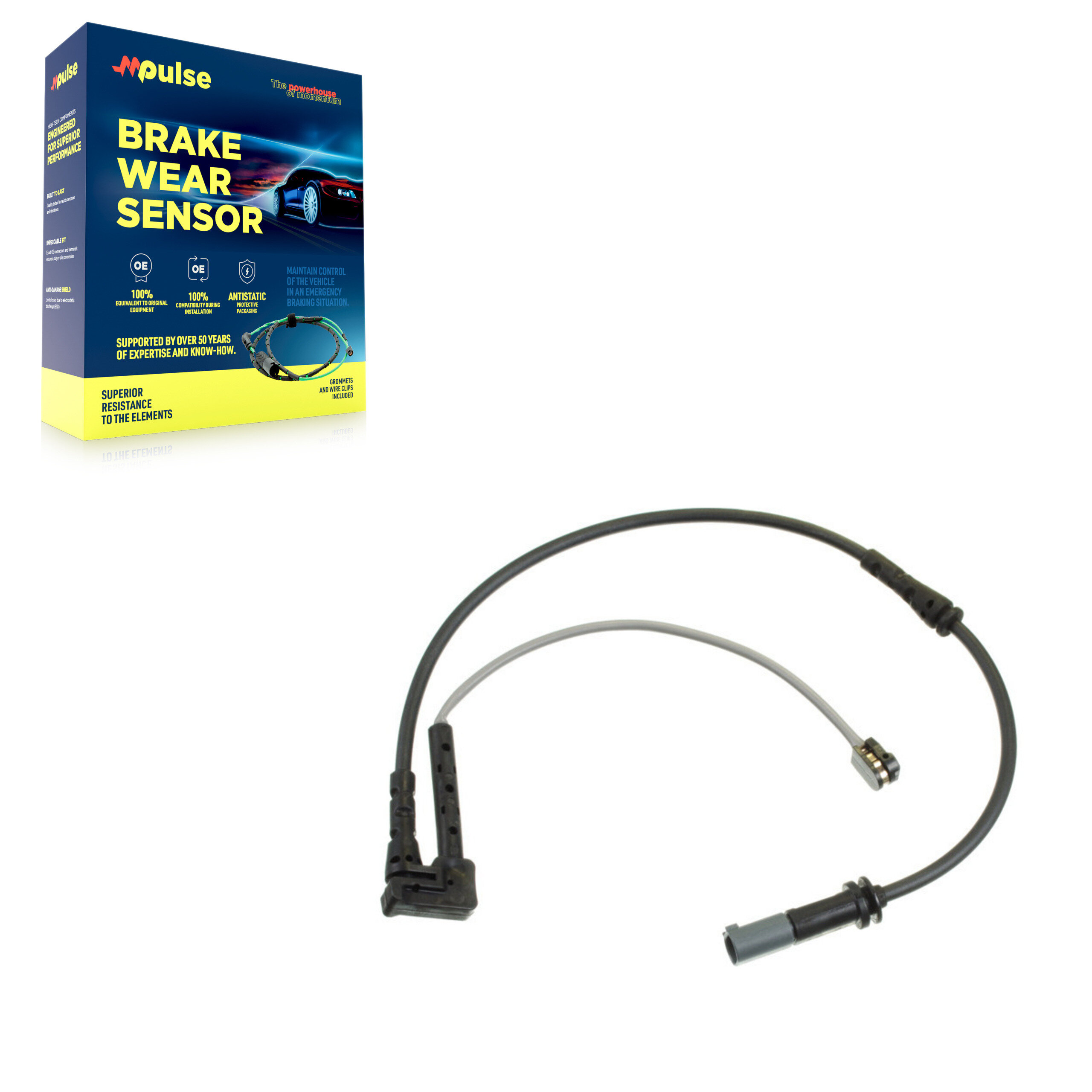 Mpulse - SEN-2BWS0416 - Front Disc Brake Pad Wear Sensor