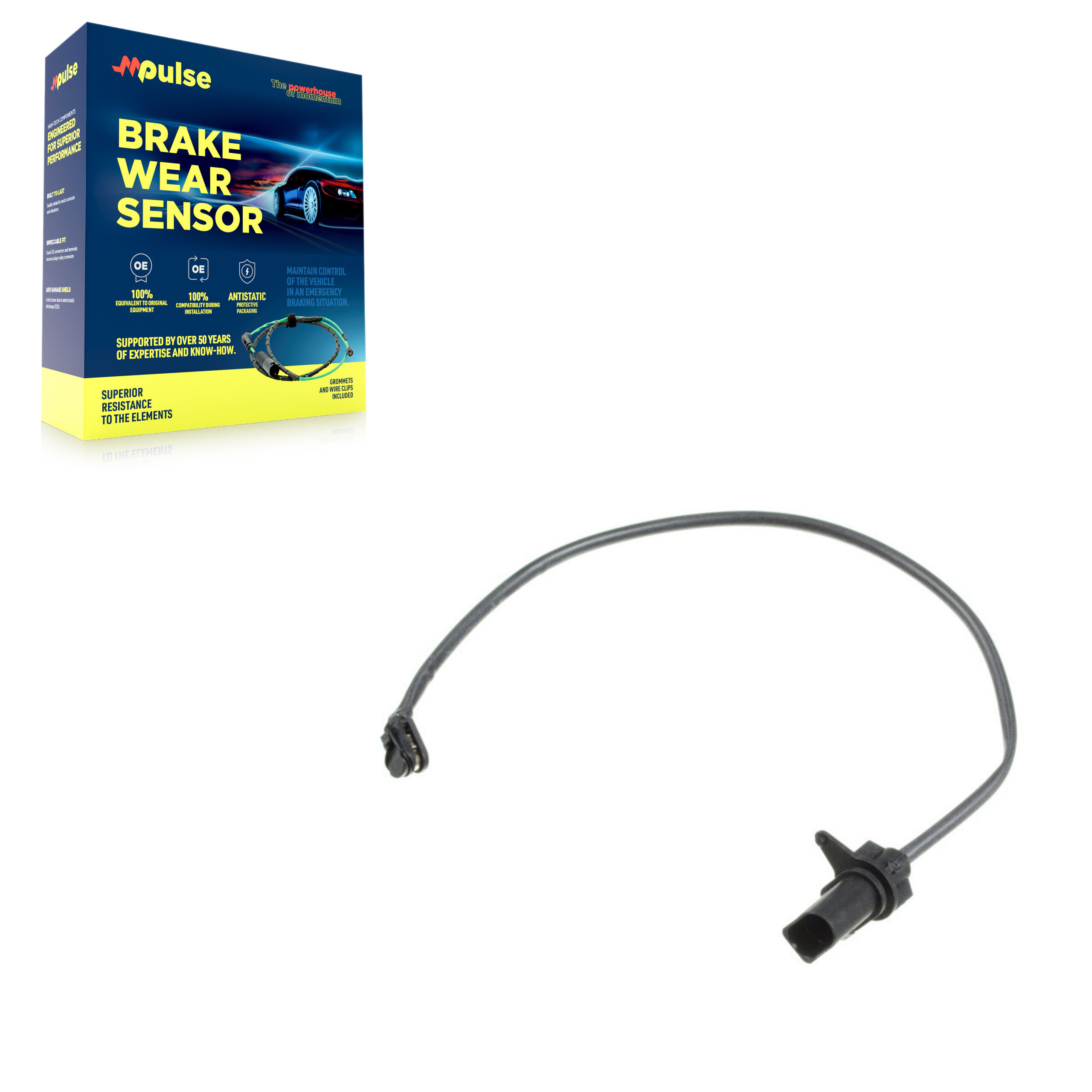 Mpulse - SEN-2BWS0436 - Front Disc Brake Pad Wear Sensor