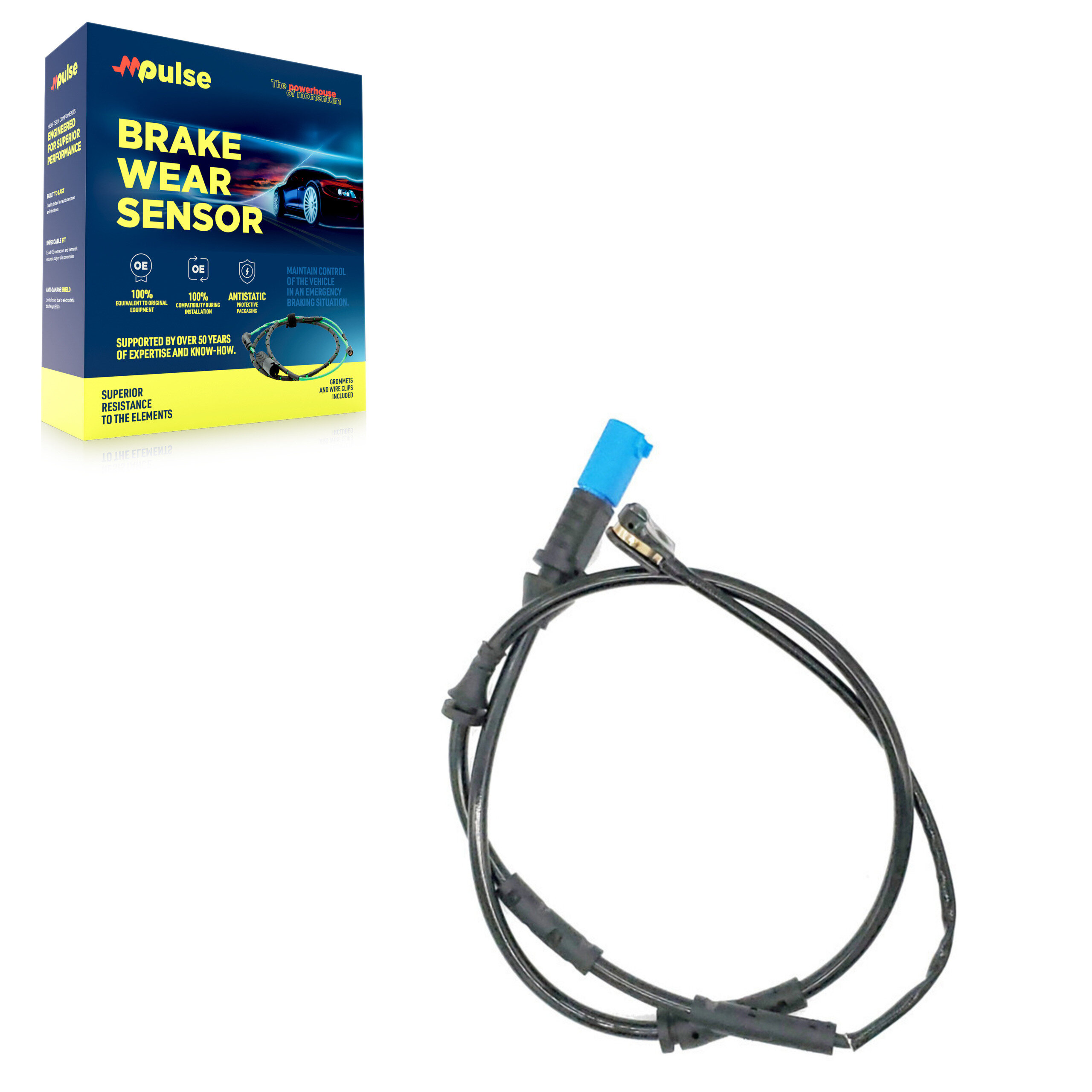 Mpulse - SEN-2BWS0444 - Front Disc Brake Pad Wear Sensor