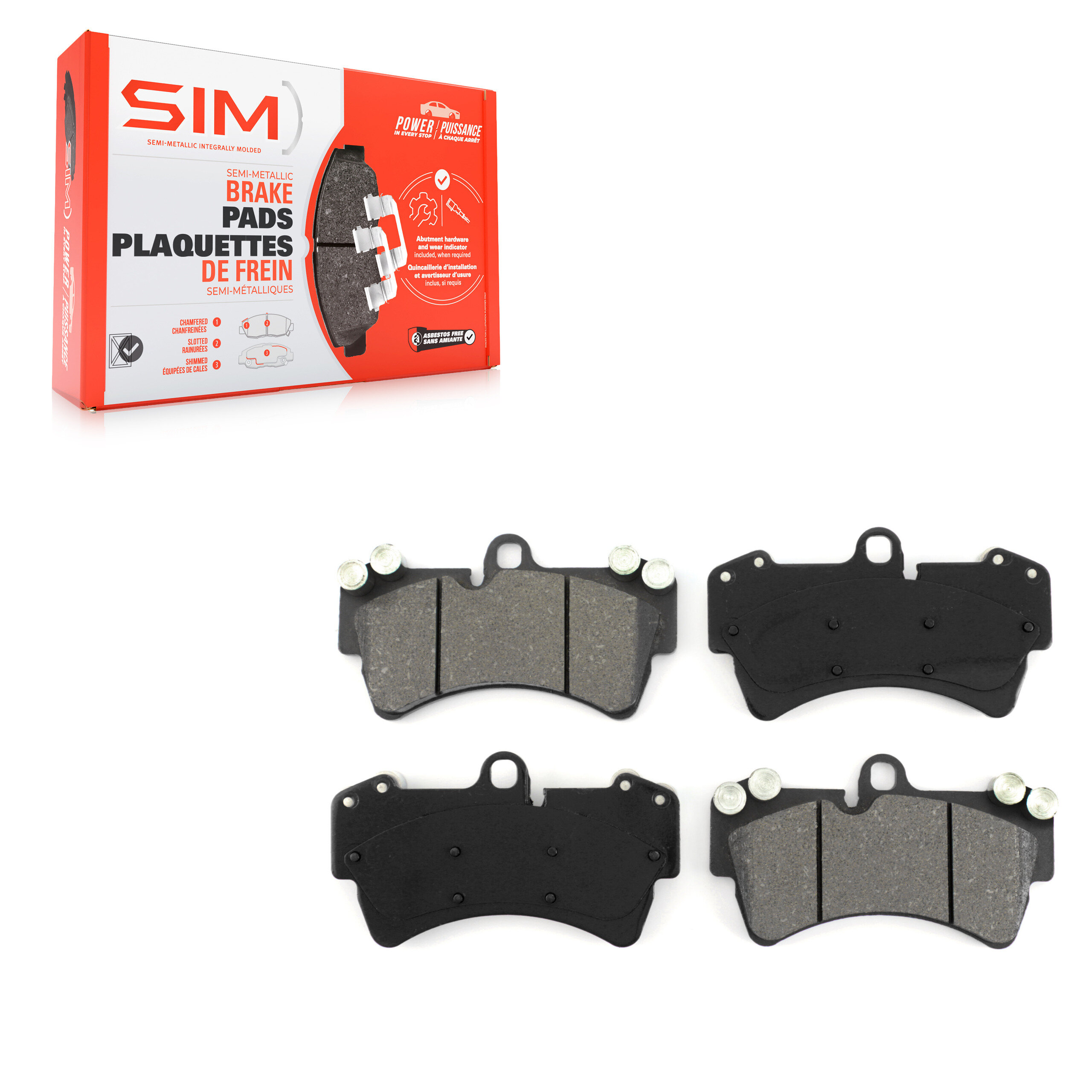 SIM - SIM-1014 - Front Disc Brake Pad