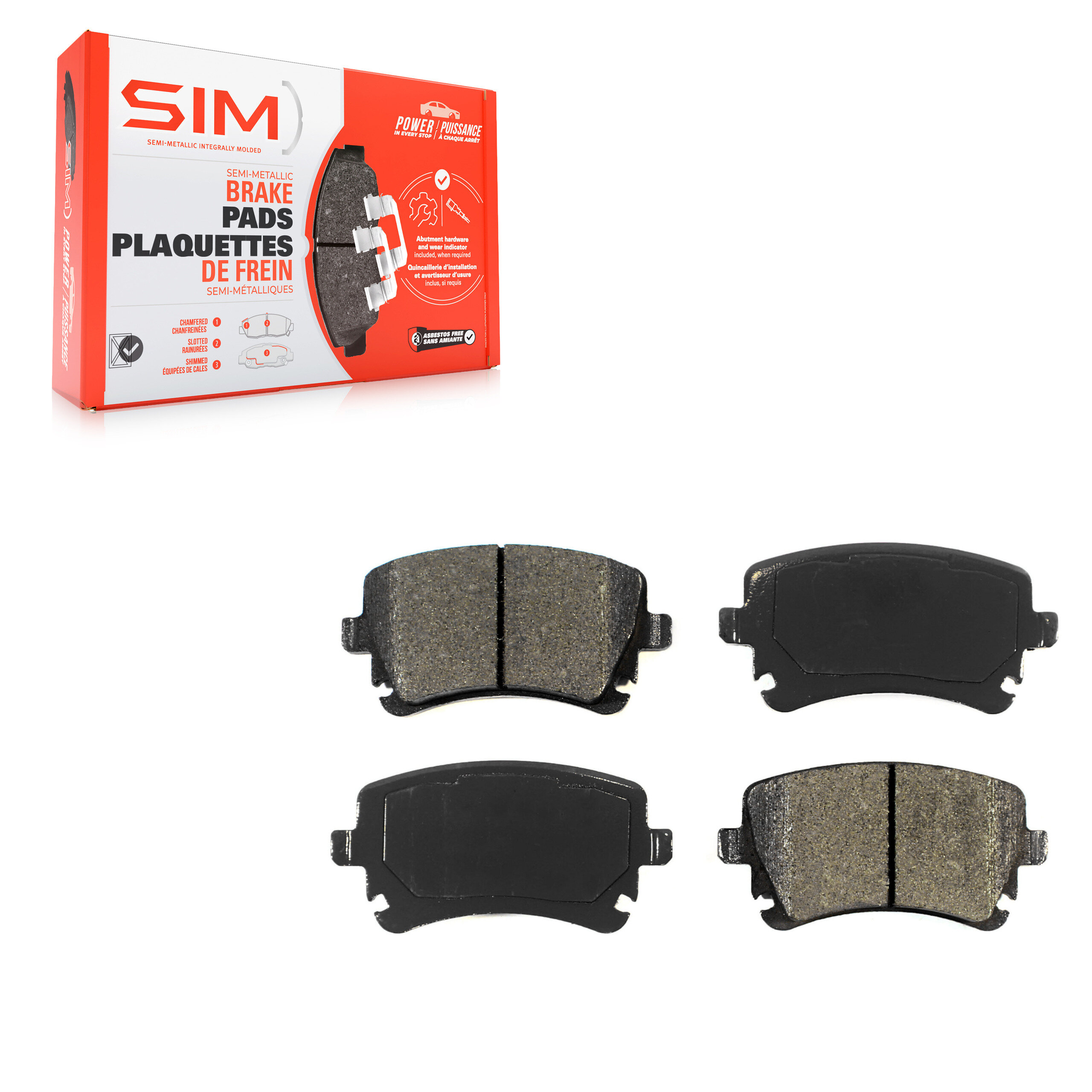 SIM - SIM-1018 - Rear Disc Brake Pad