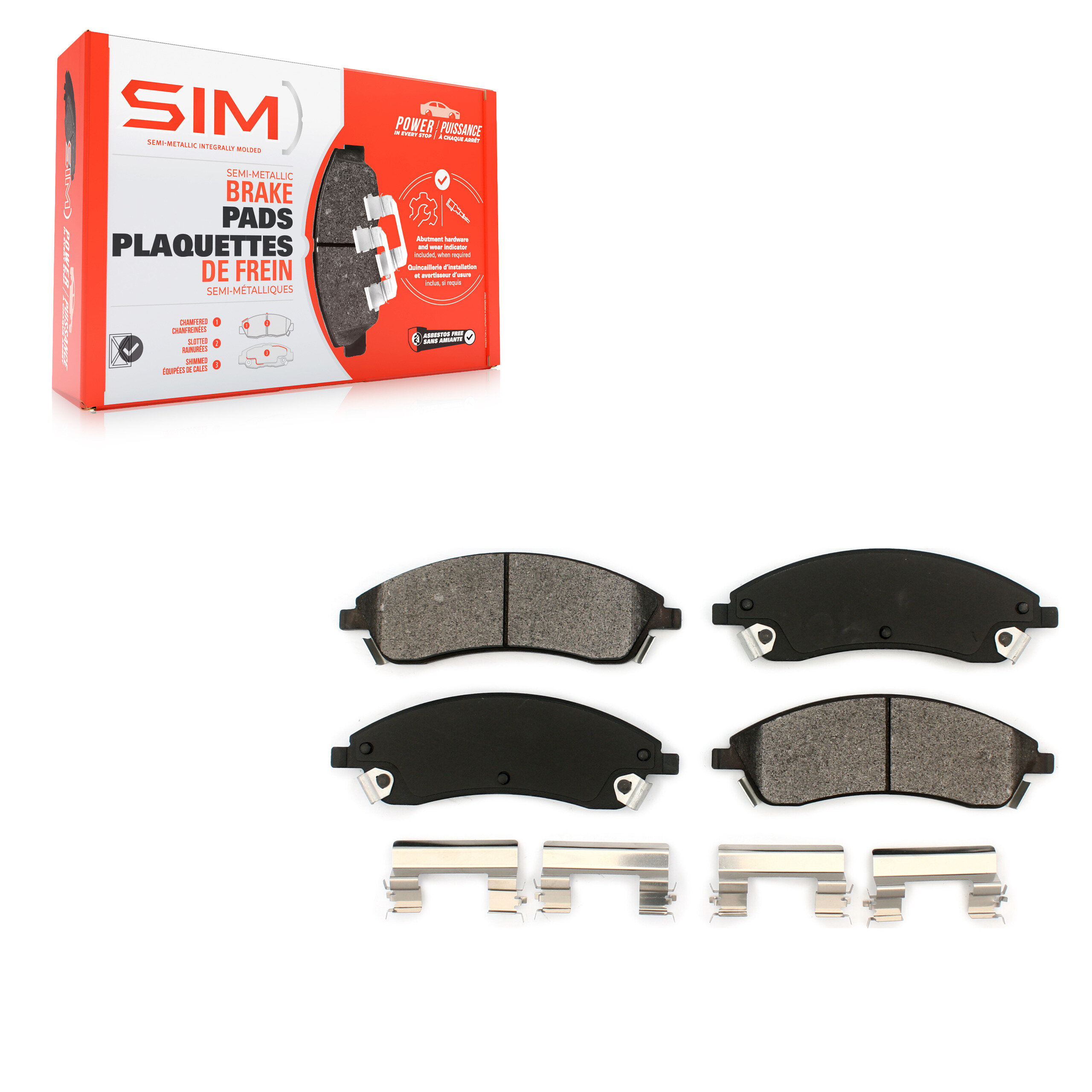 SIM - SIM-1019 - Front Disc Brake Pad