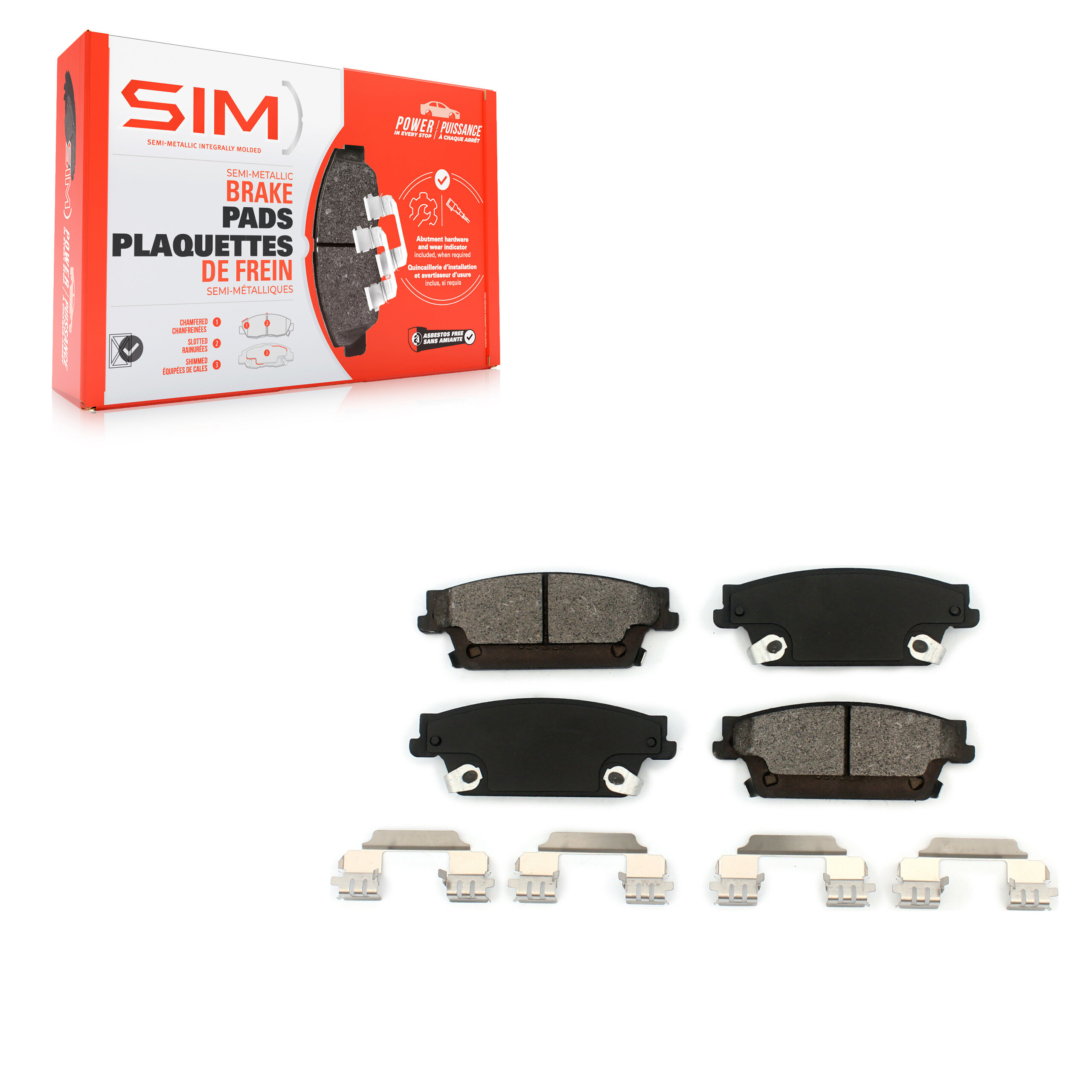 SIM - SIM-1020 - Rear Disc Brake Pad