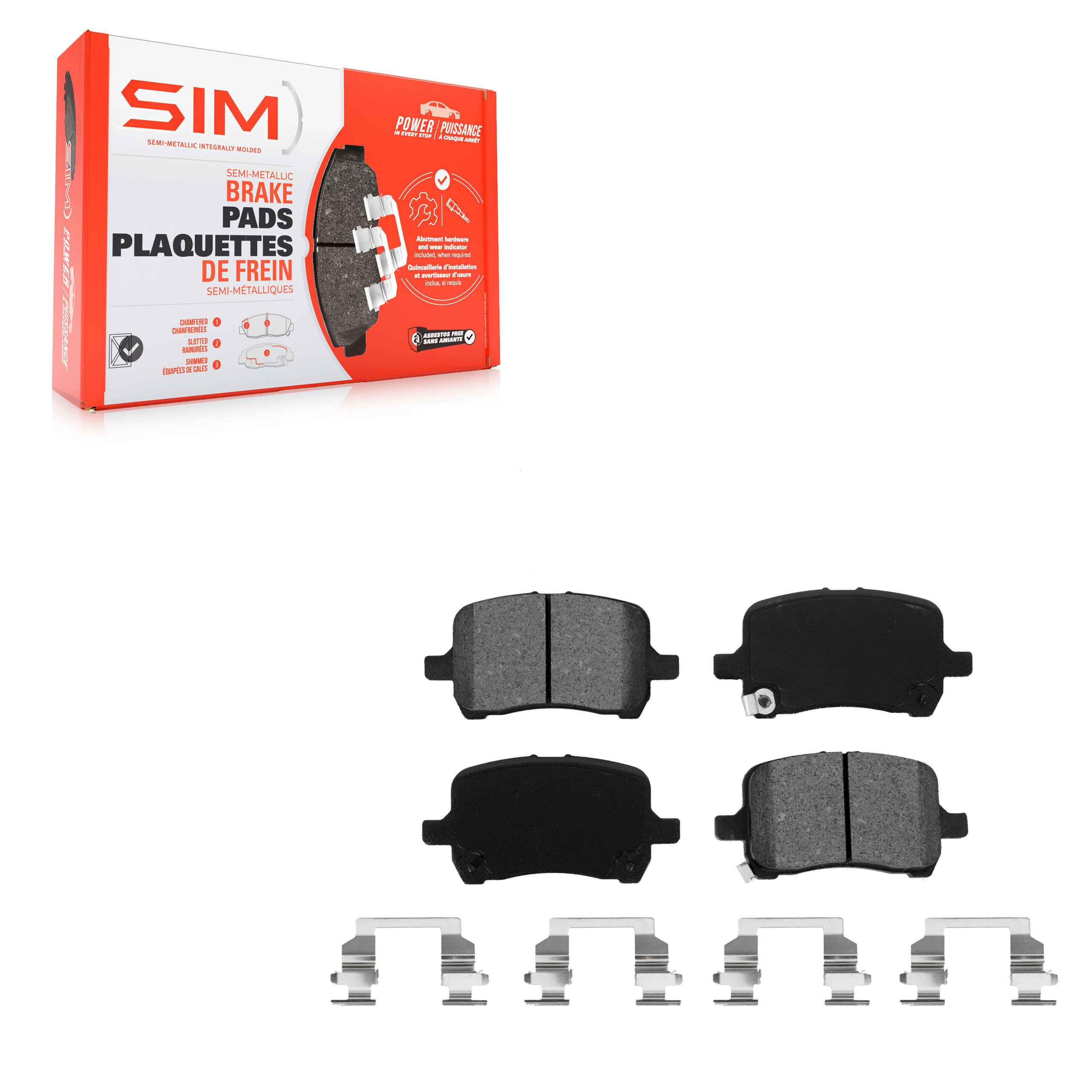 SIM - SIM-1028 - Front Disc Brake Pad