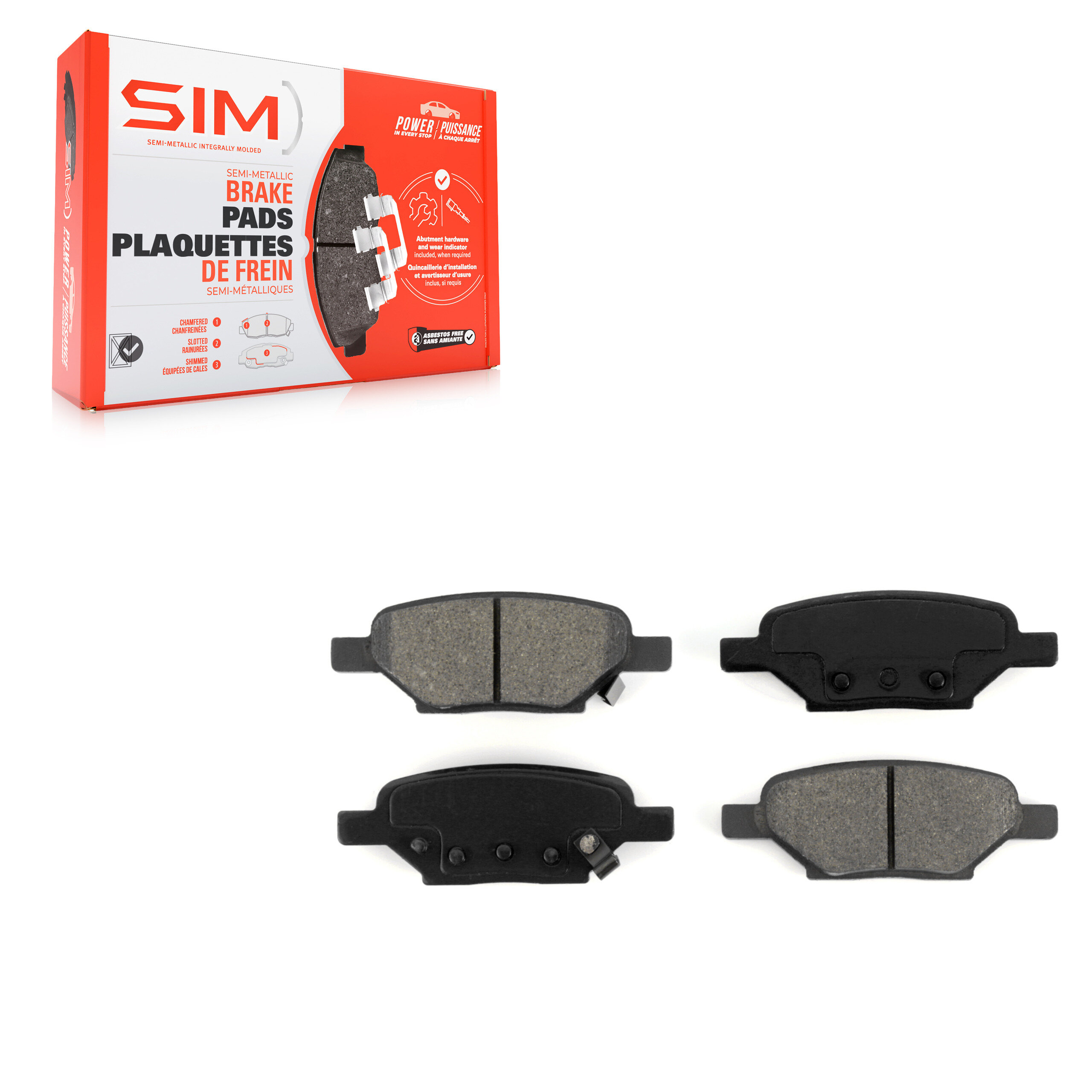 SIM - SIM-1033 - Rear Disc Brake Pad