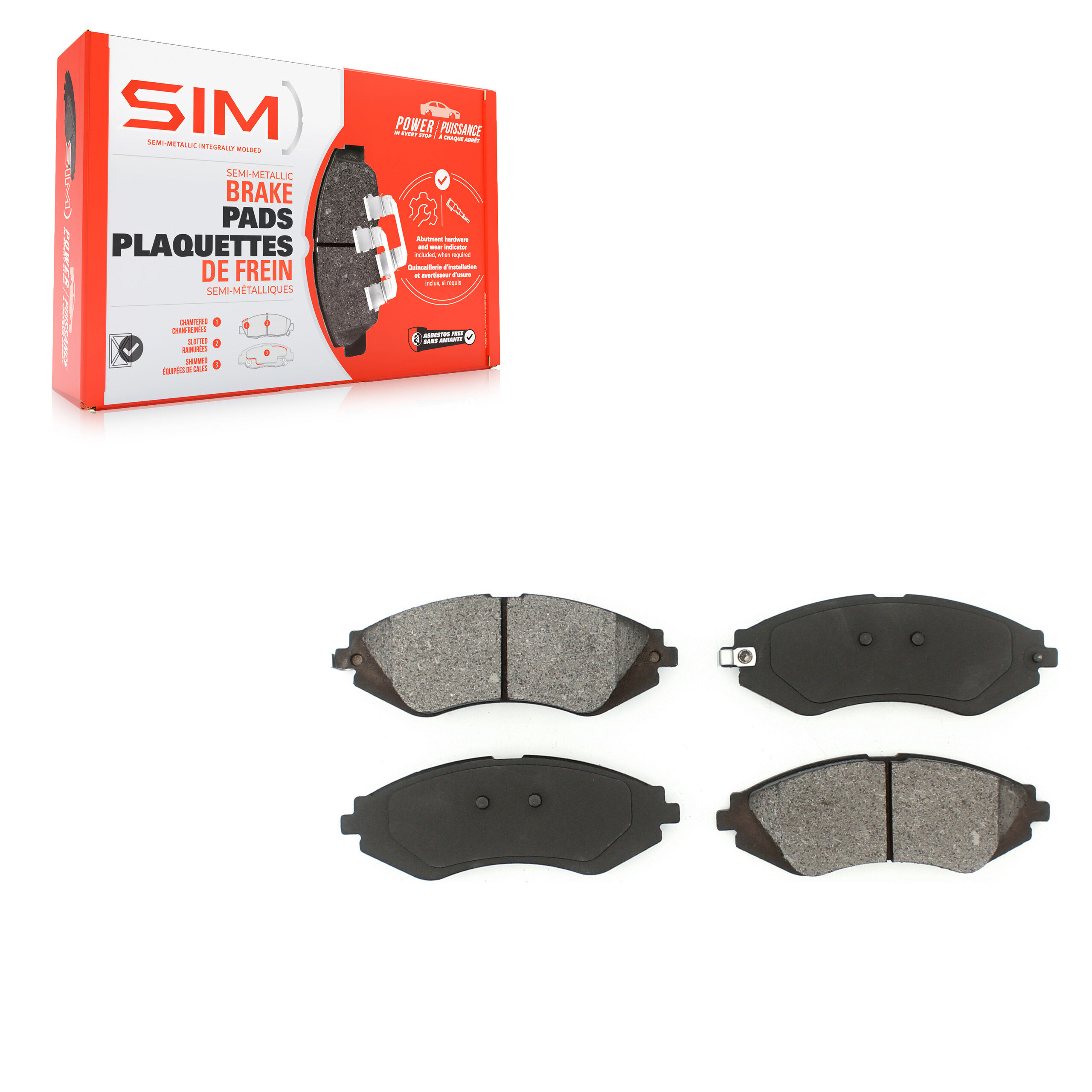 SIM - SIM-1035 - Front Disc Brake Pad