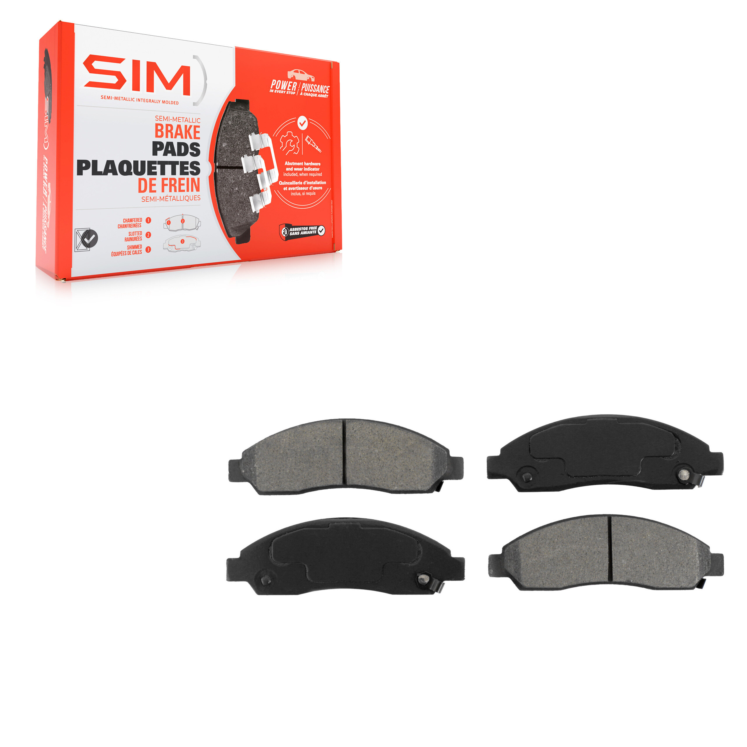 SIM - SIM-1039 - Front Disc Brake Pad