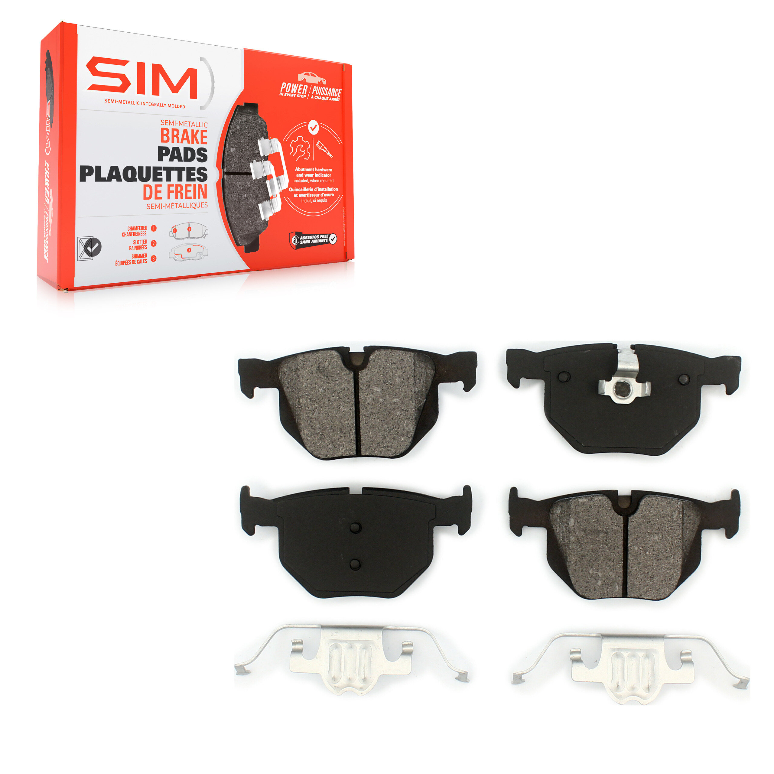 SIM - SIM-1042 - Rear Disc Brake Pad