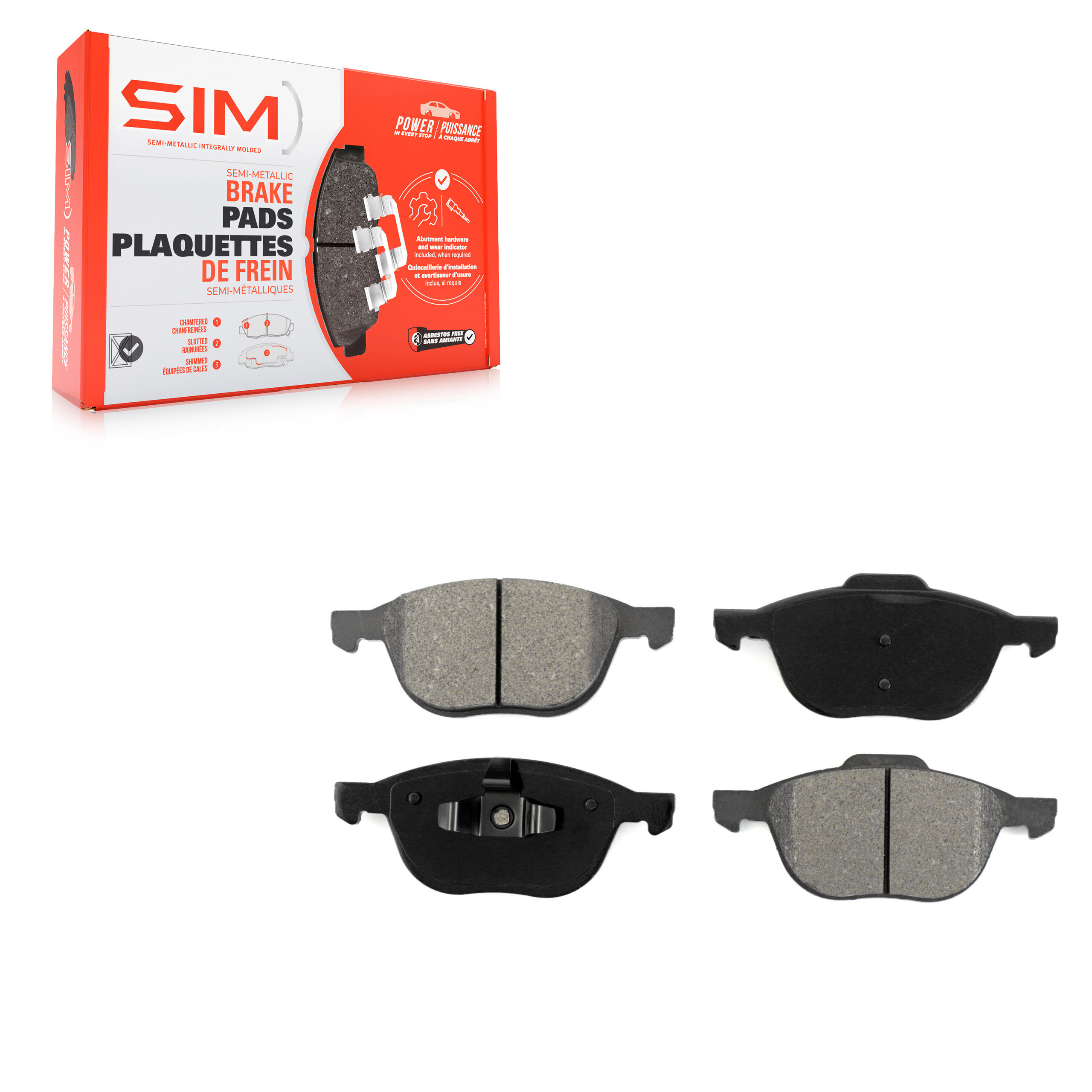 SIM - SIM-1044 - Front Disc Brake Pad