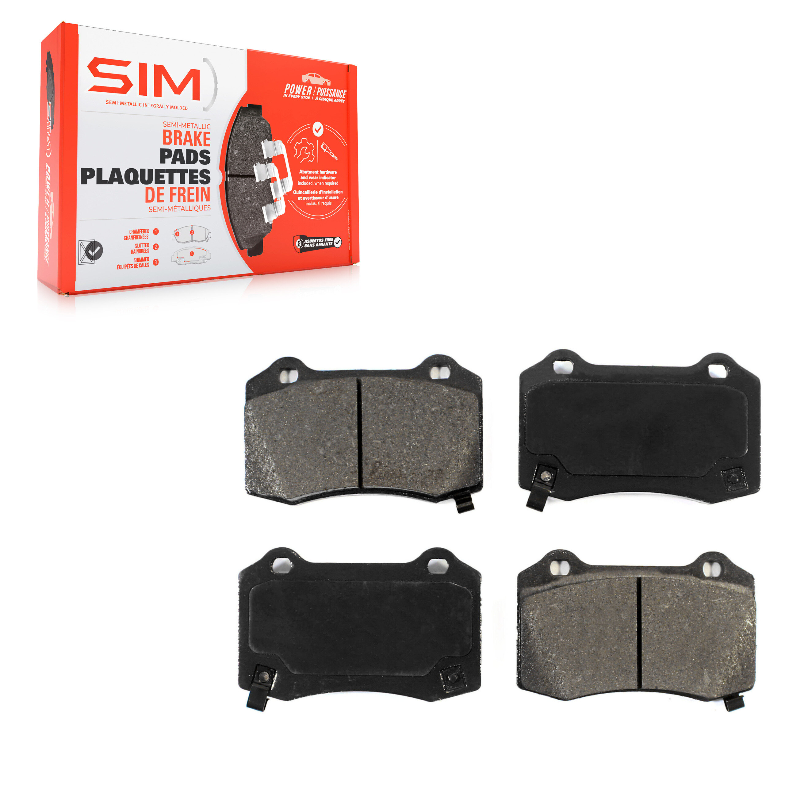 SIM - SIM-1053 - Rear Disc Brake Pad