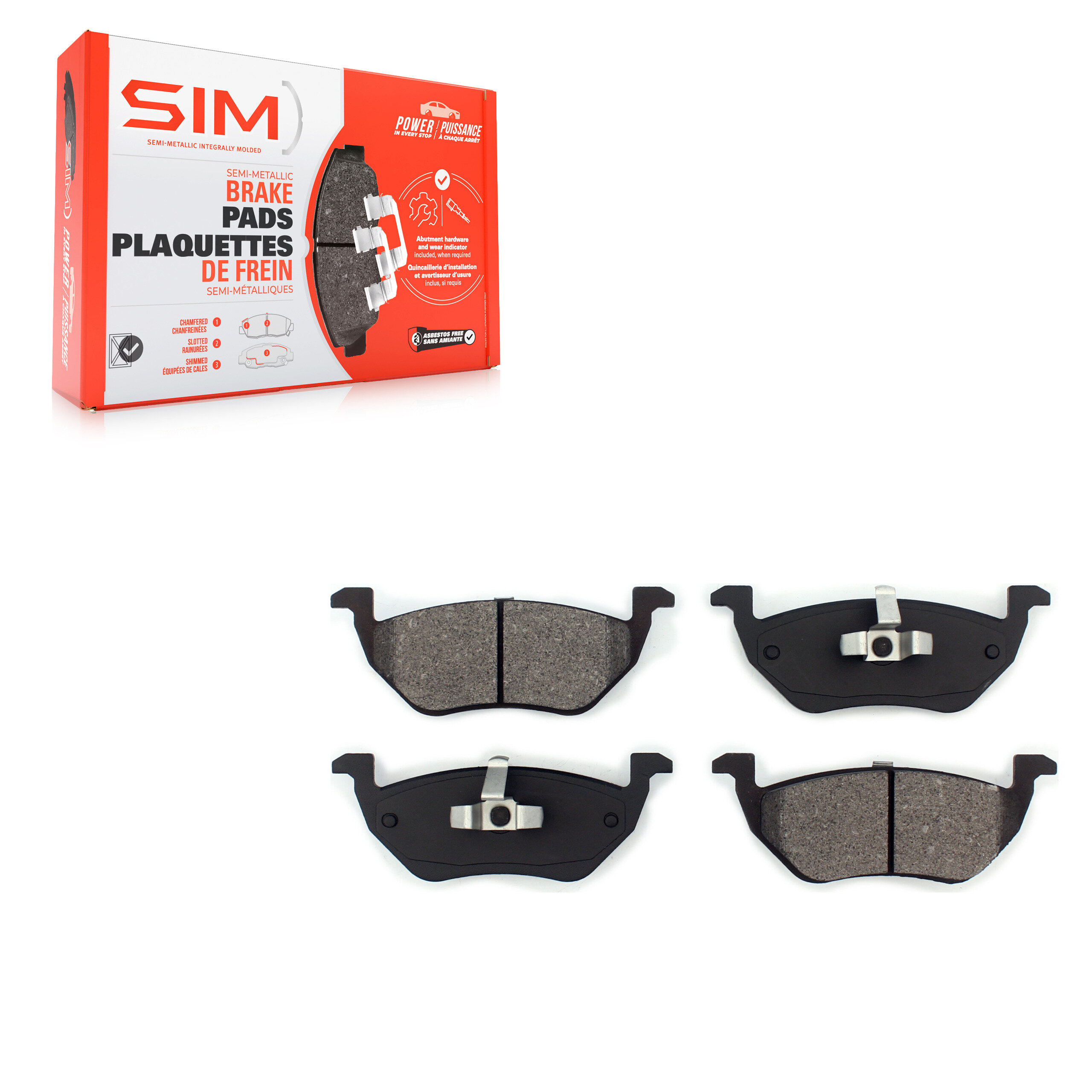 SIM - SIM-1055 - Rear Disc Brake Pad