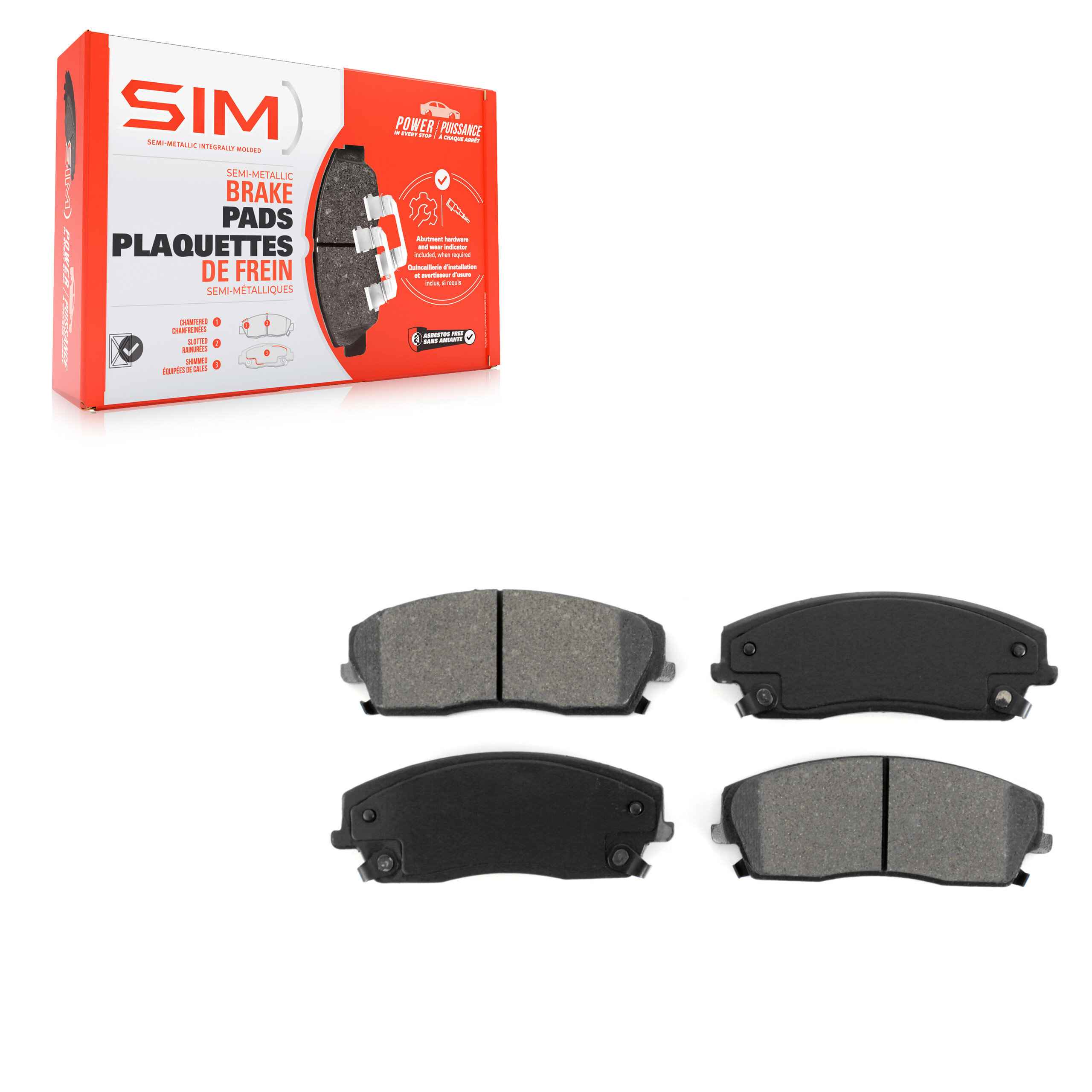 SIM - SIM-1056 - Front Disc Brake Pad