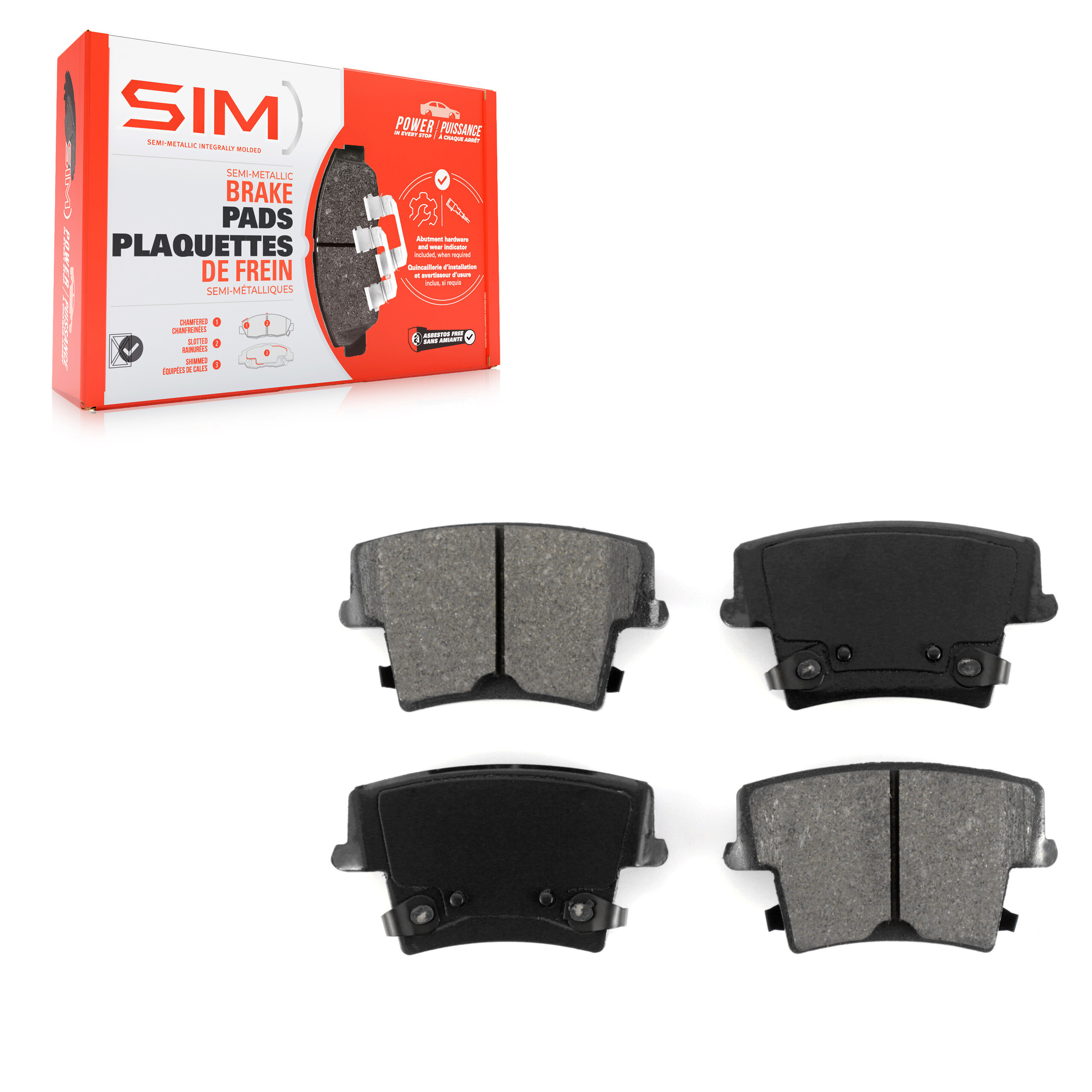 SIM - SIM-1057 - Rear Disc Brake Pad