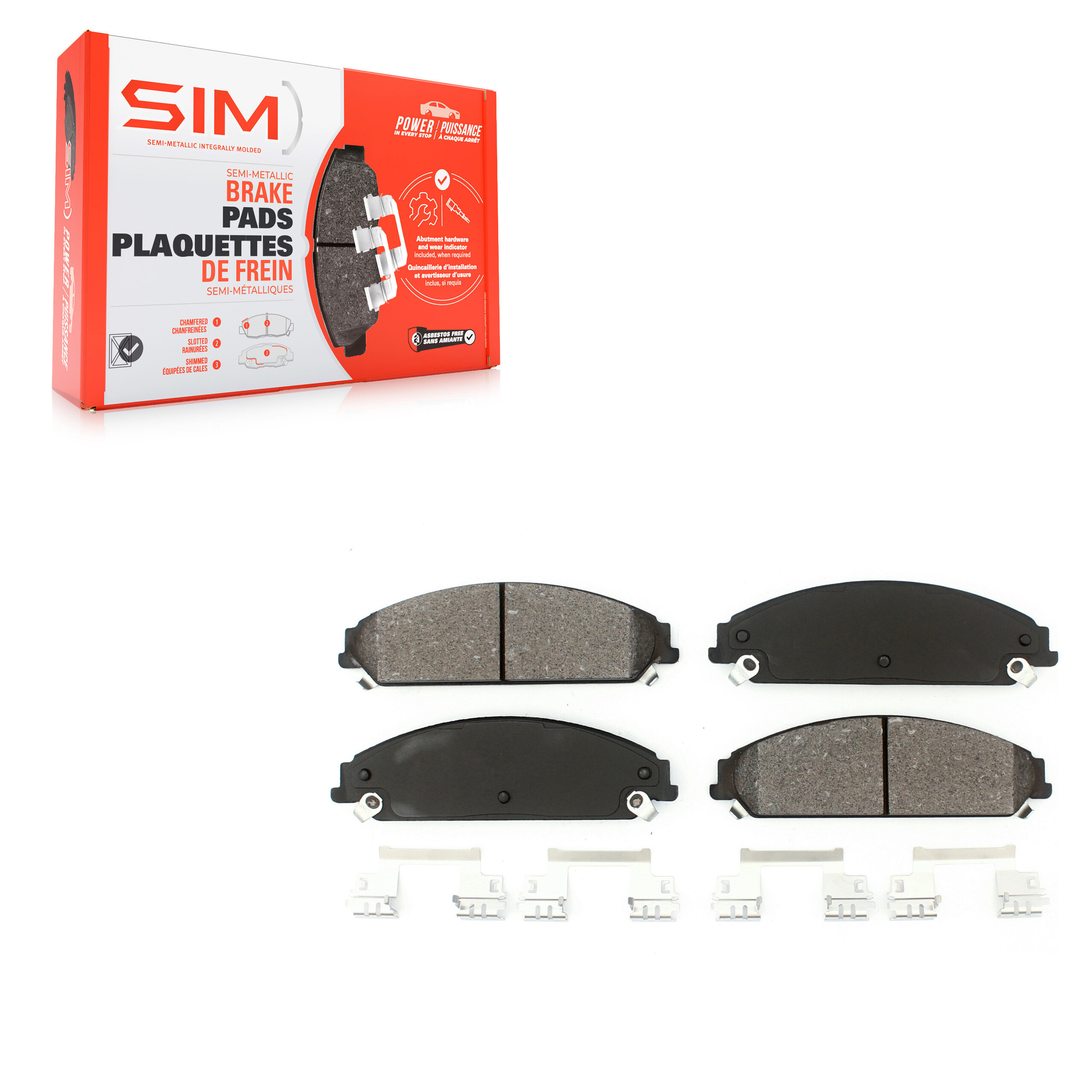 SIM - SIM-1058 - Front Disc Brake Pad
