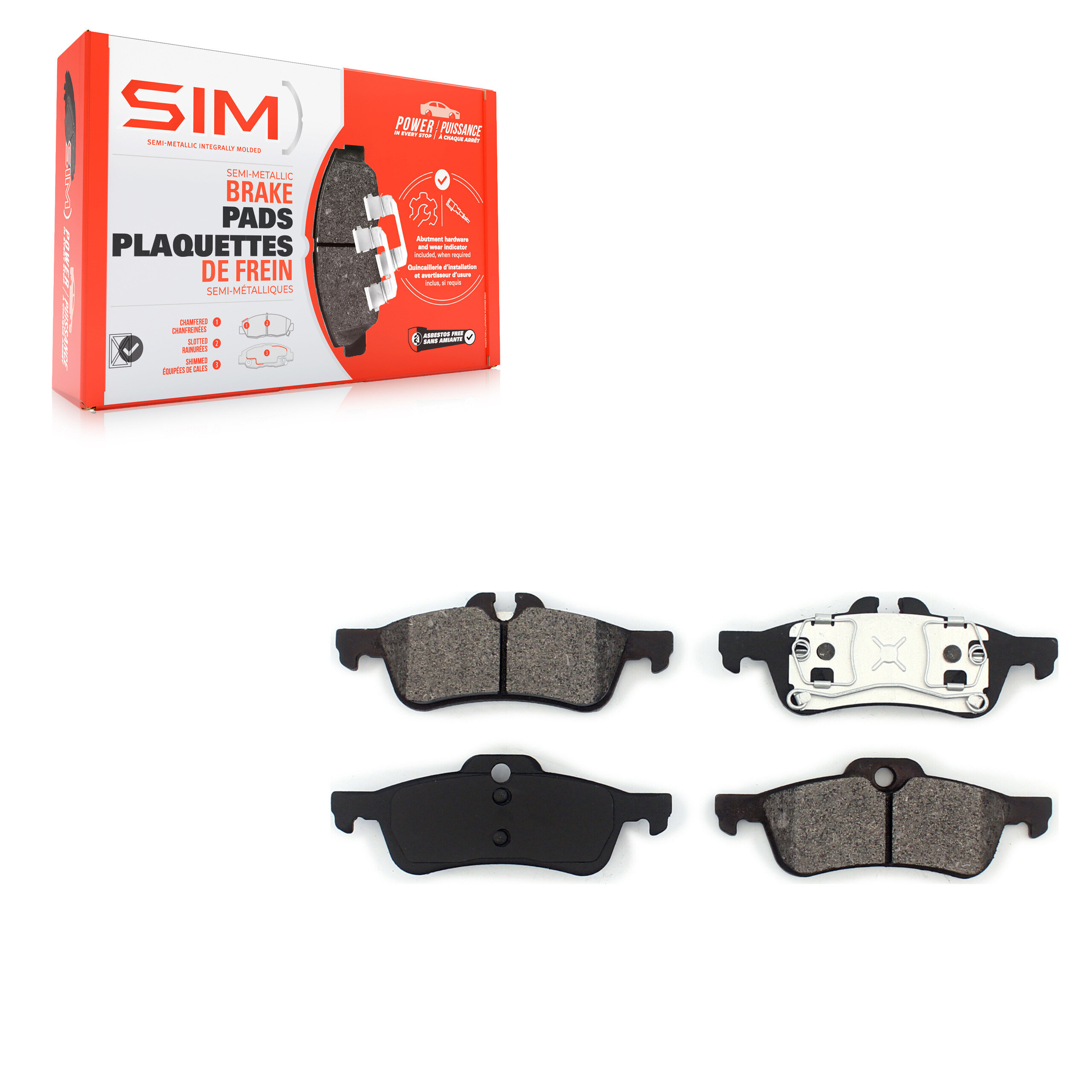 SIM - SIM-1060 - Rear Disc Brake Pad