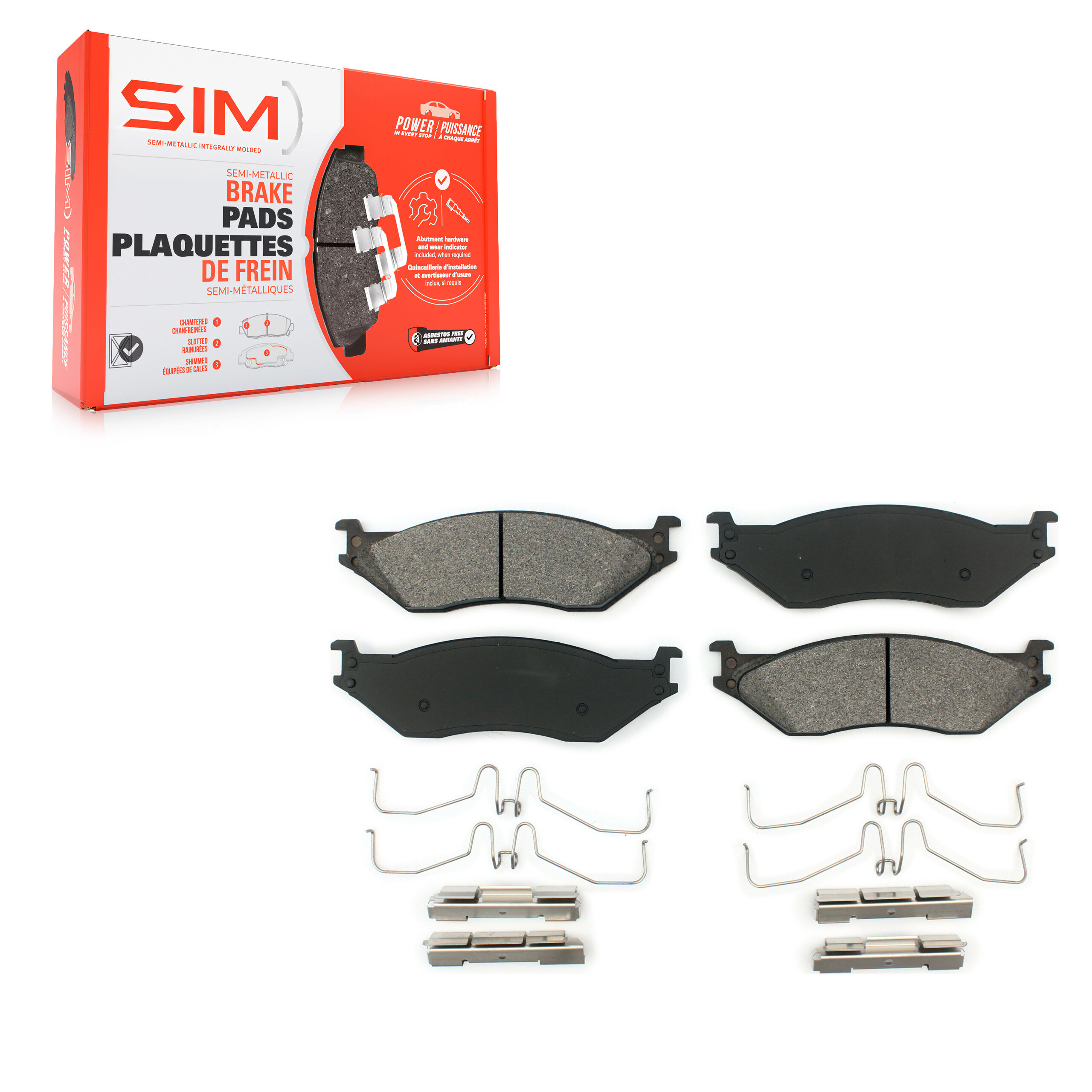SIM - SIM-1066 - Front Disc Brake Pad